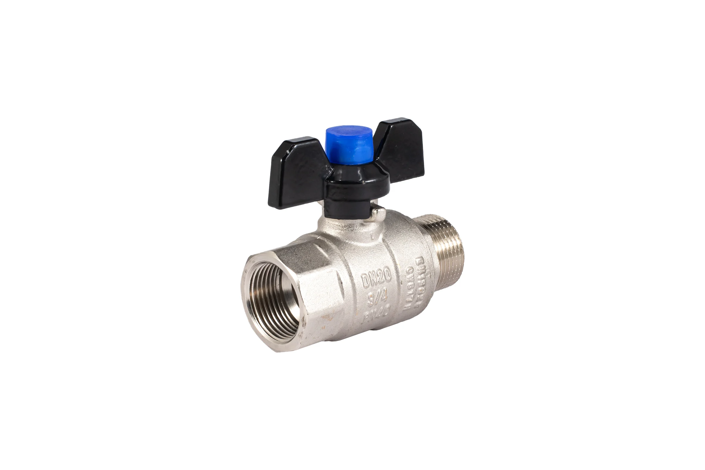 Шаровой кран PROFACTOR PF STRONG ручка бабочка в/н 3/4 дюйма PF FBV 286