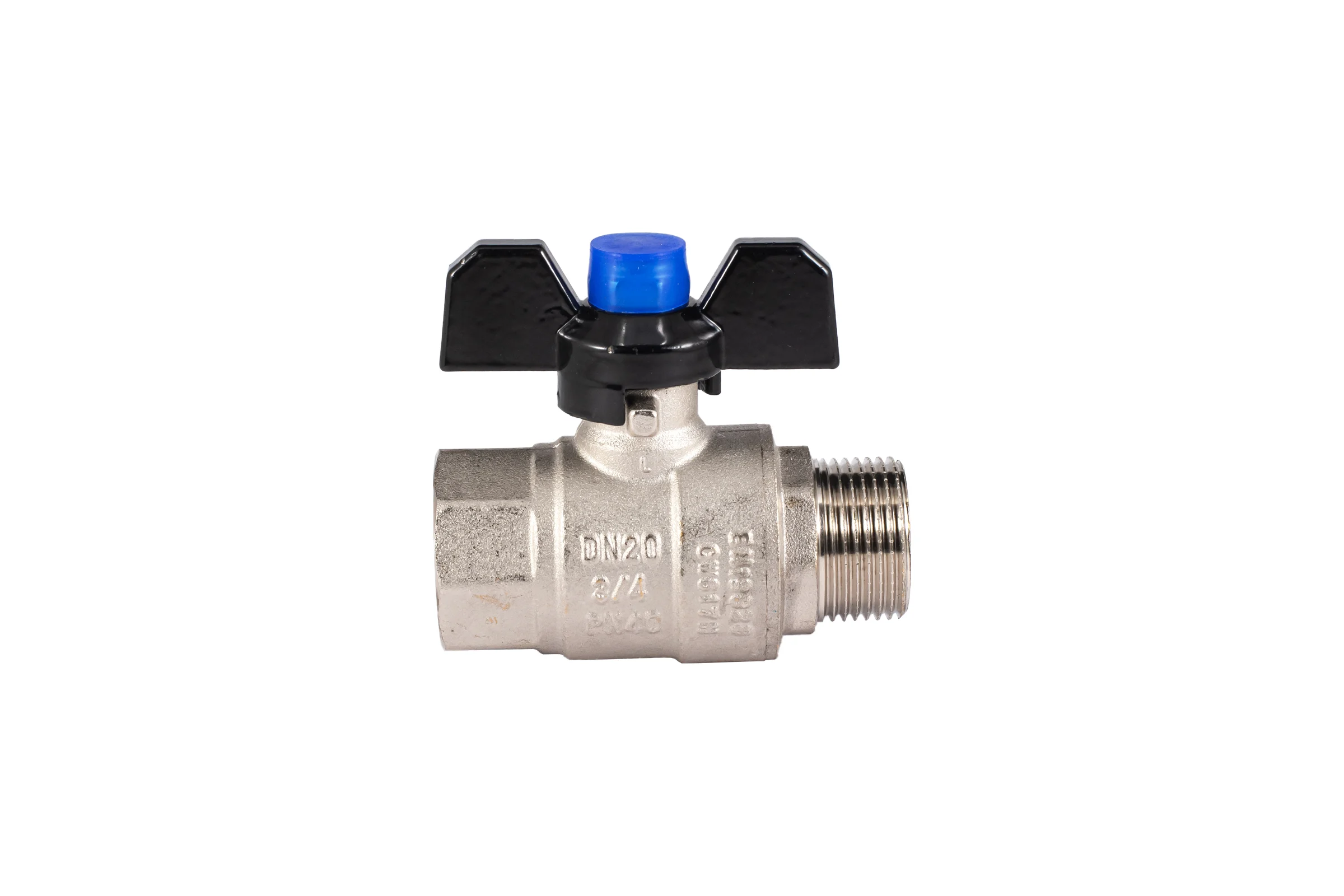 Шаровой кран PROFACTOR PF STRONG ручка бабочка в/н 3/4 дюйма PF FBV 286