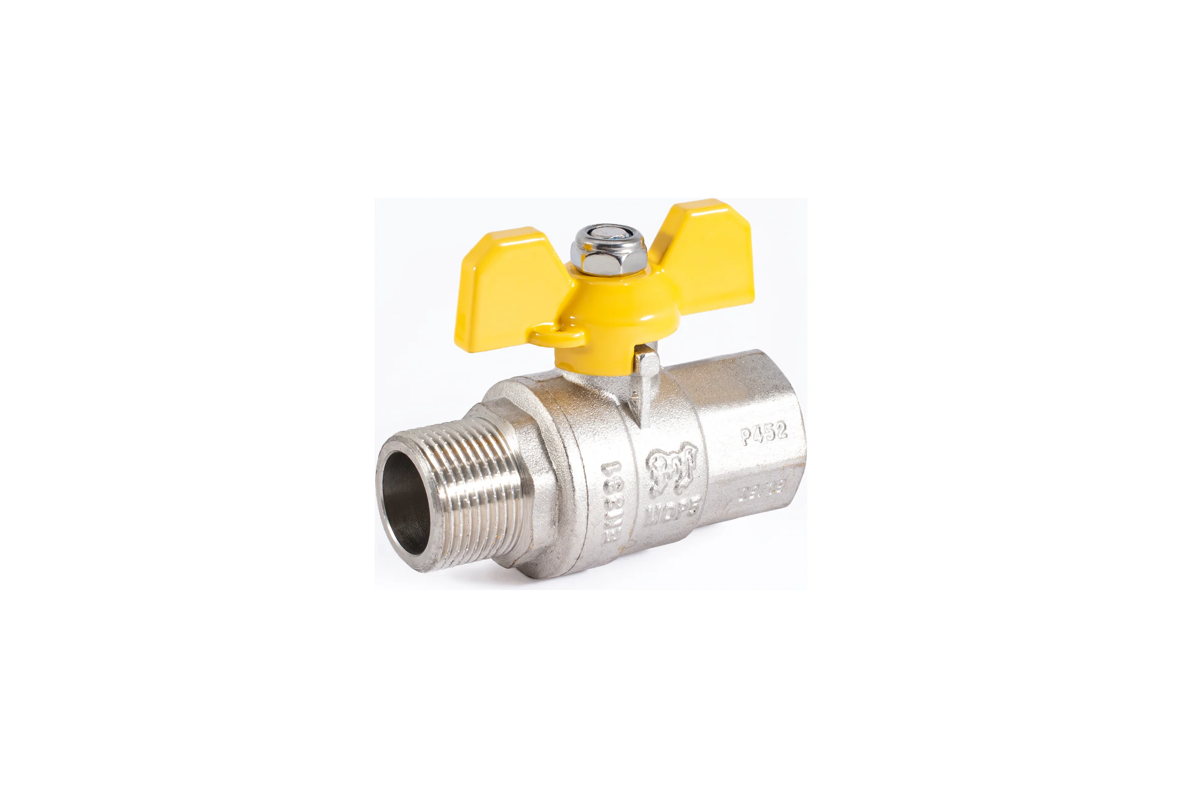 Шаровой кран для газа PROFACTOR PF GAS ручка бабочка, в/н 3/4 дюйма PF GBV 337
