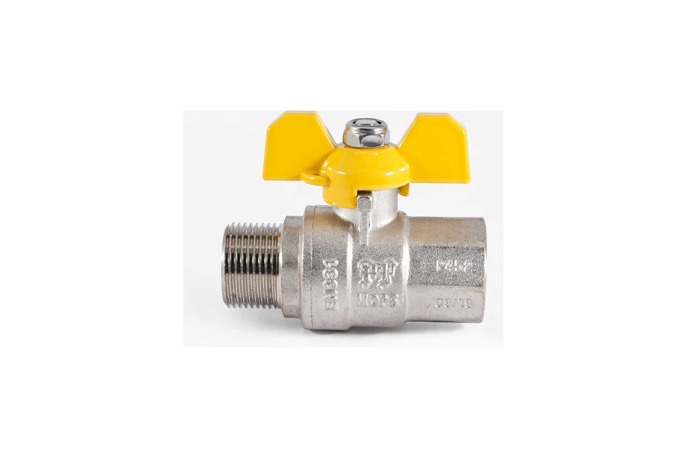 Шаровой кран для газа PROFACTOR PF GAS ручка бабочка, в/н 3/4 дюйма PF GBV 337