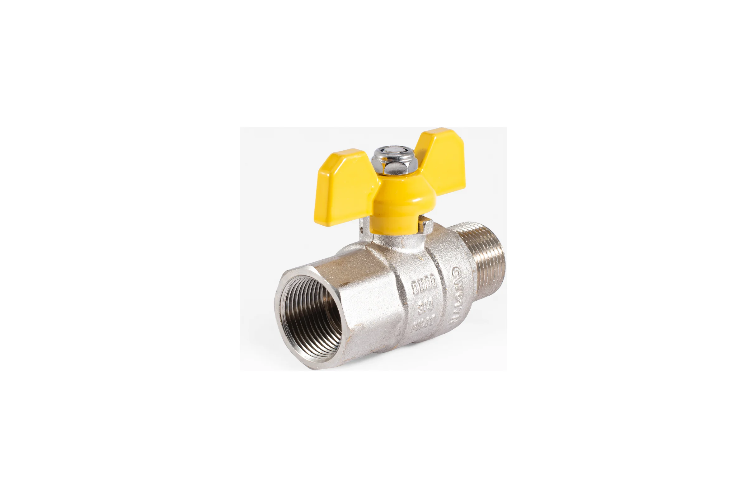 Шаровой кран для газа PROFACTOR PF GAS ручка бабочка, в/н 3/4 дюйма PF GBV 337
