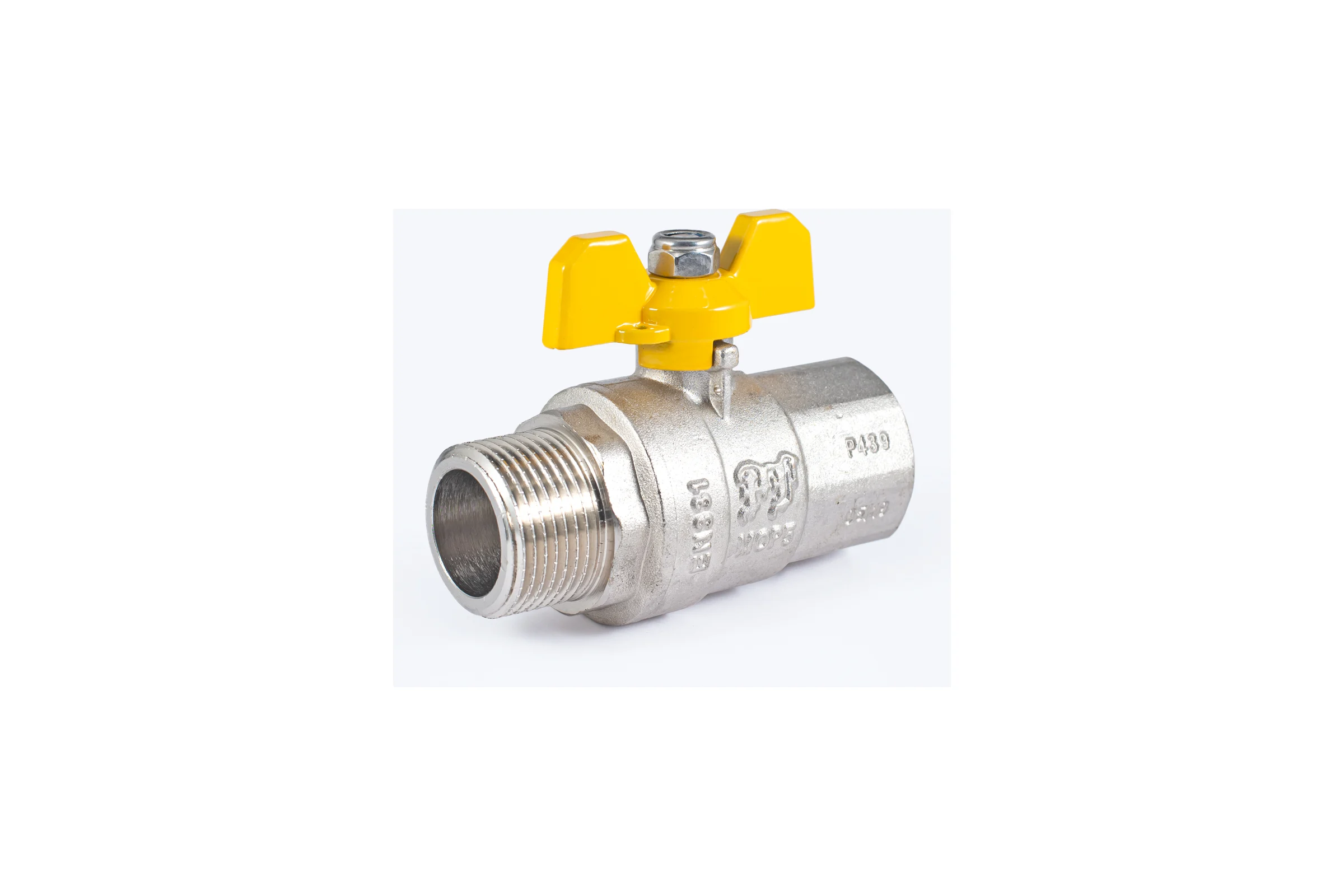 Шаровой кран для газа PROFACTOR PF GAS в/н бабочка 1 дюйм PF GBV 338