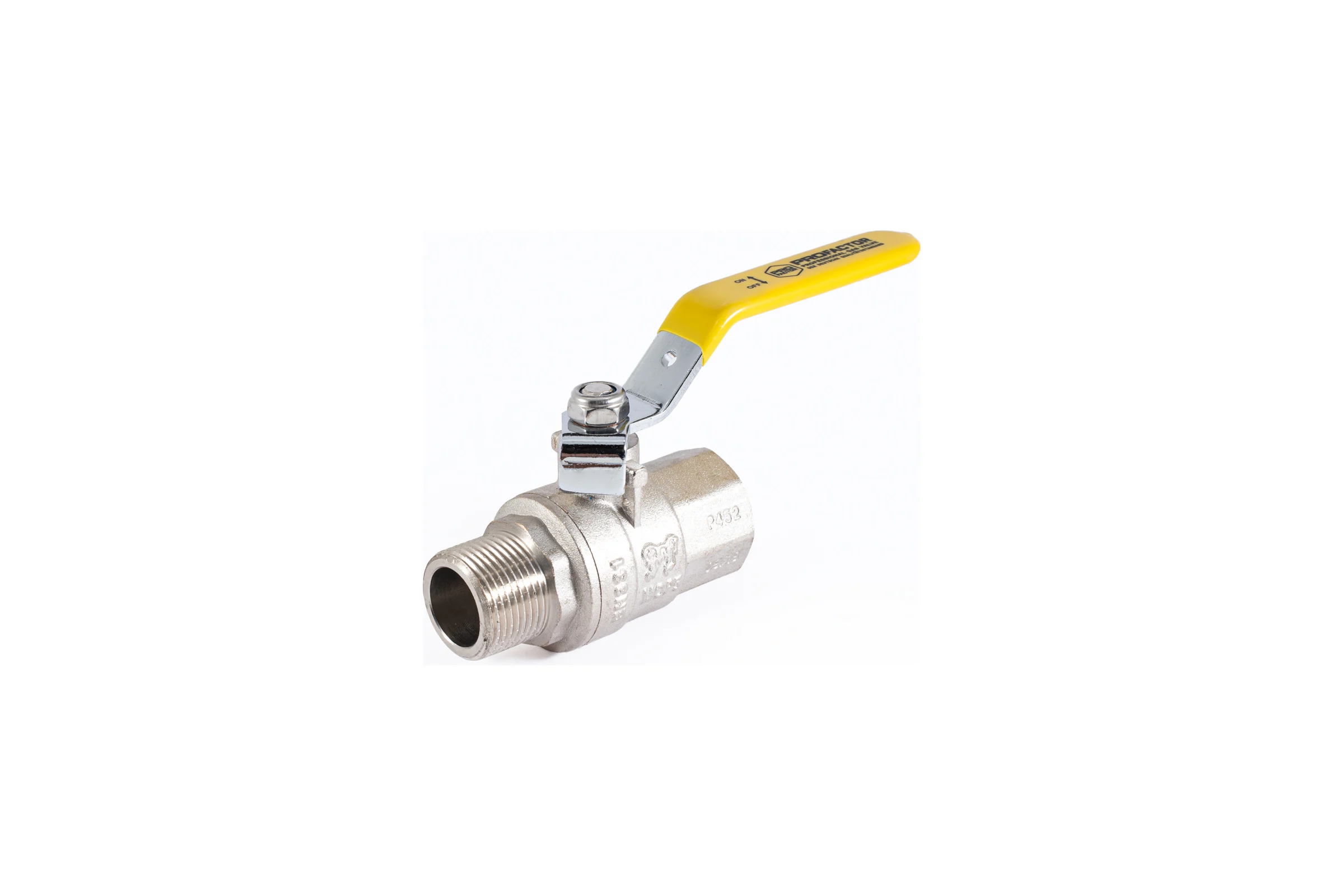 Шаровой кран для газа PROFACTOR PF GAS ручка рычаг, в/н 3/4 дюйма PF GBV 346