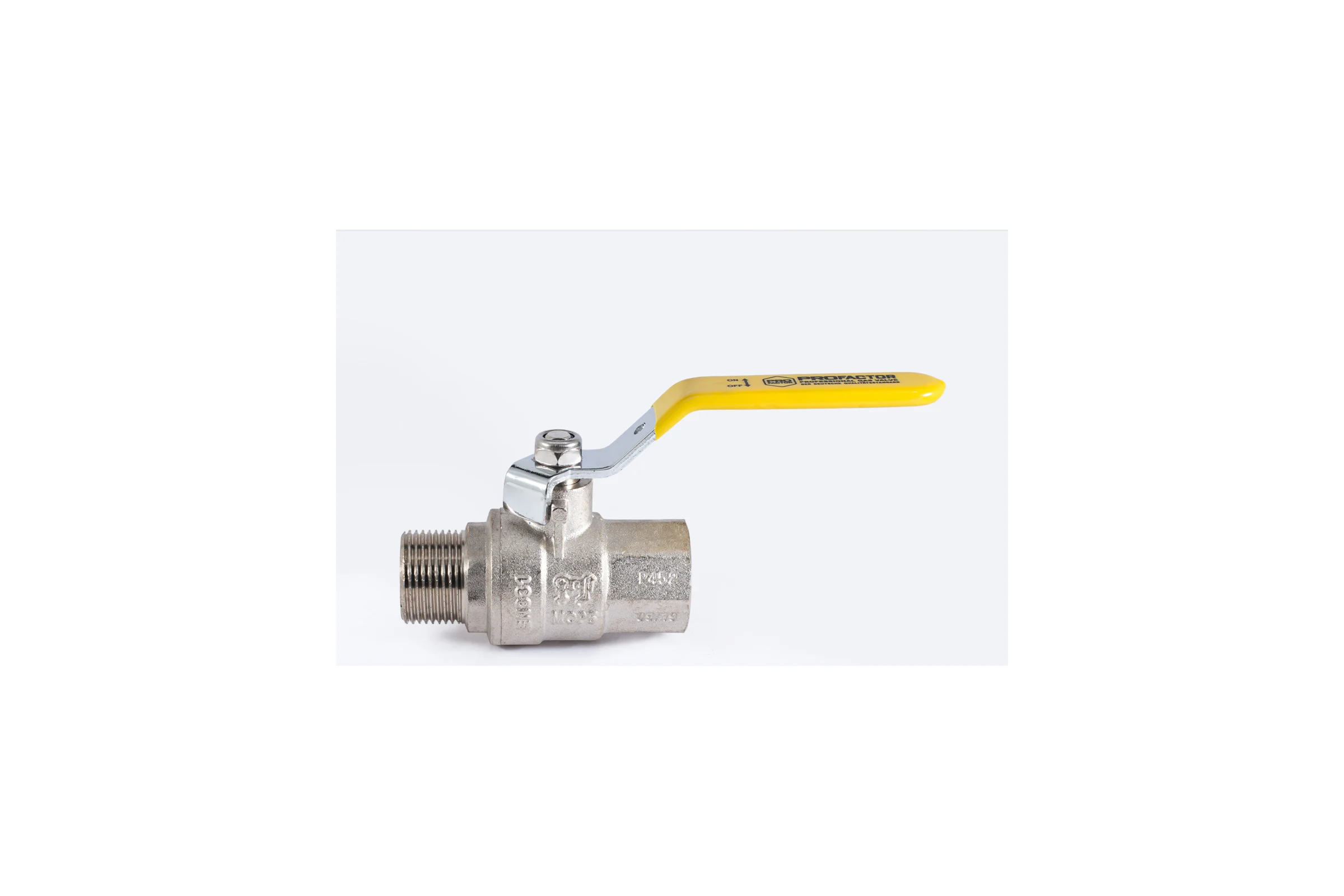 Шаровой кран для газа PROFACTOR PF GAS ручка рычаг, в/н 3/4 дюйма PF GBV 346