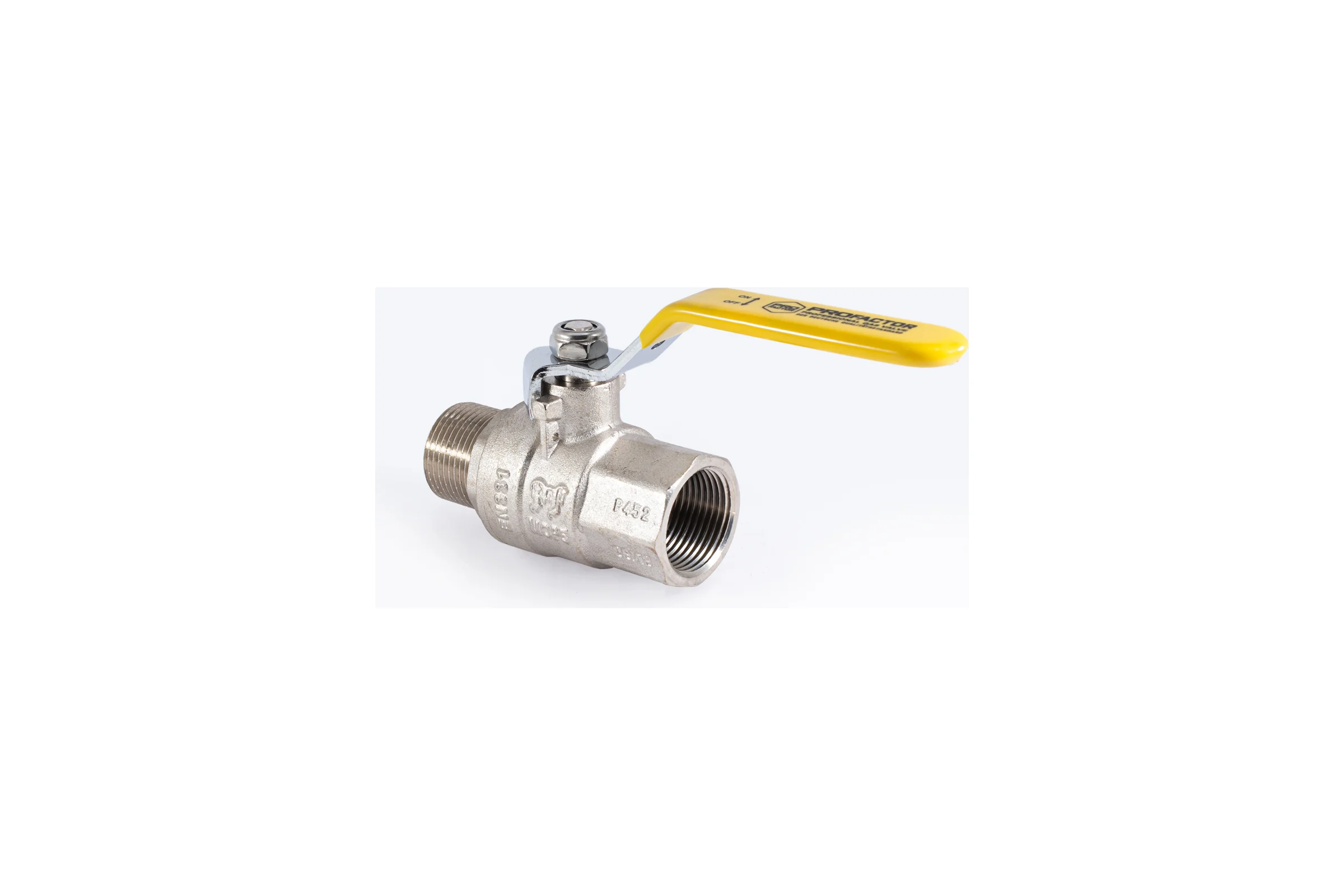 Шаровой кран для газа PROFACTOR PF GAS ручка рычаг, в/н 3/4 дюйма PF GBV 346
