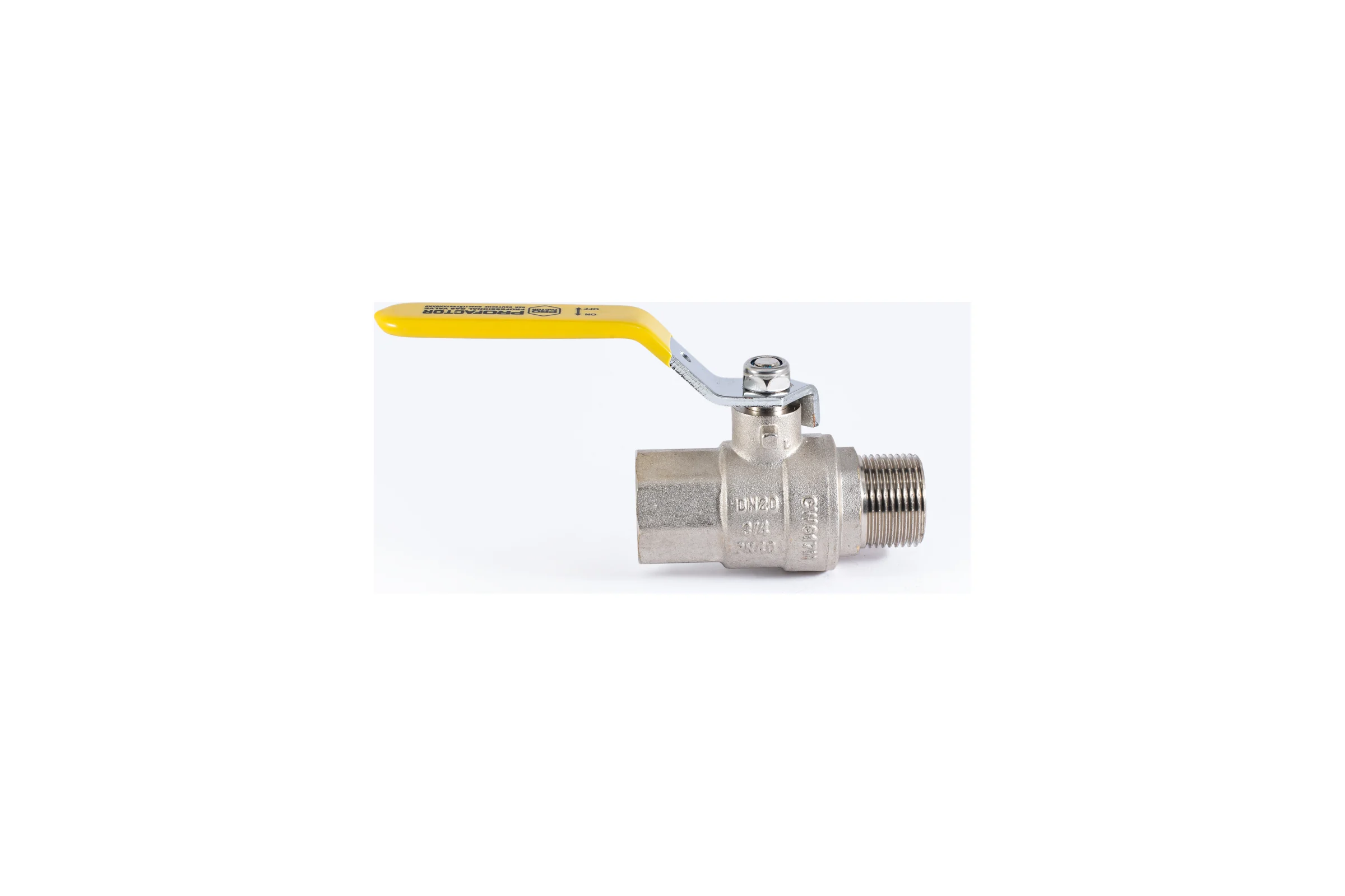 Шаровой кран для газа PROFACTOR PF GAS ручка рычаг, в/н 3/4 дюйма PF GBV 346