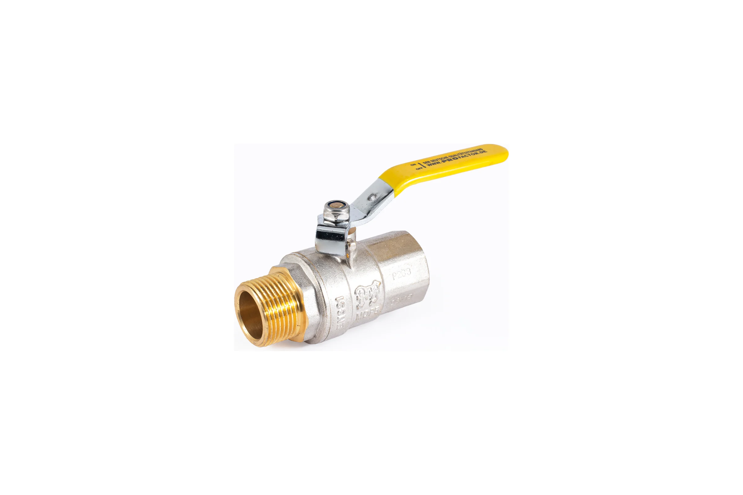 Шаровой кран для газа PROFACTOR PF GAS ручка рычаг, в/н 1 дюйм PF GBV 347