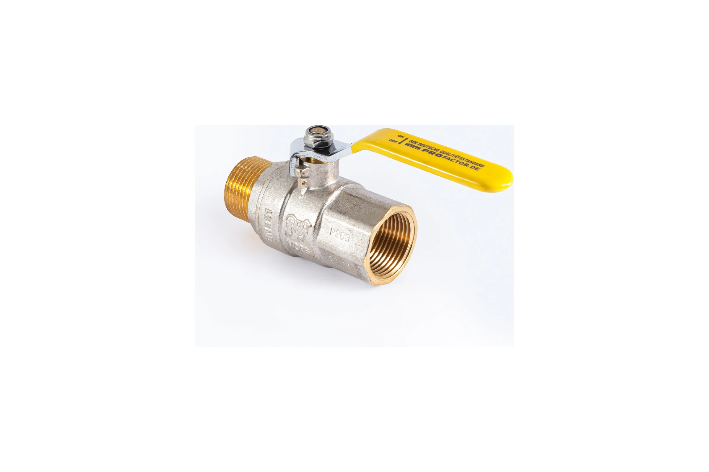 Шаровой кран для газа PROFACTOR PF GAS ручка рычаг, в/н 1 дюйм PF GBV 347