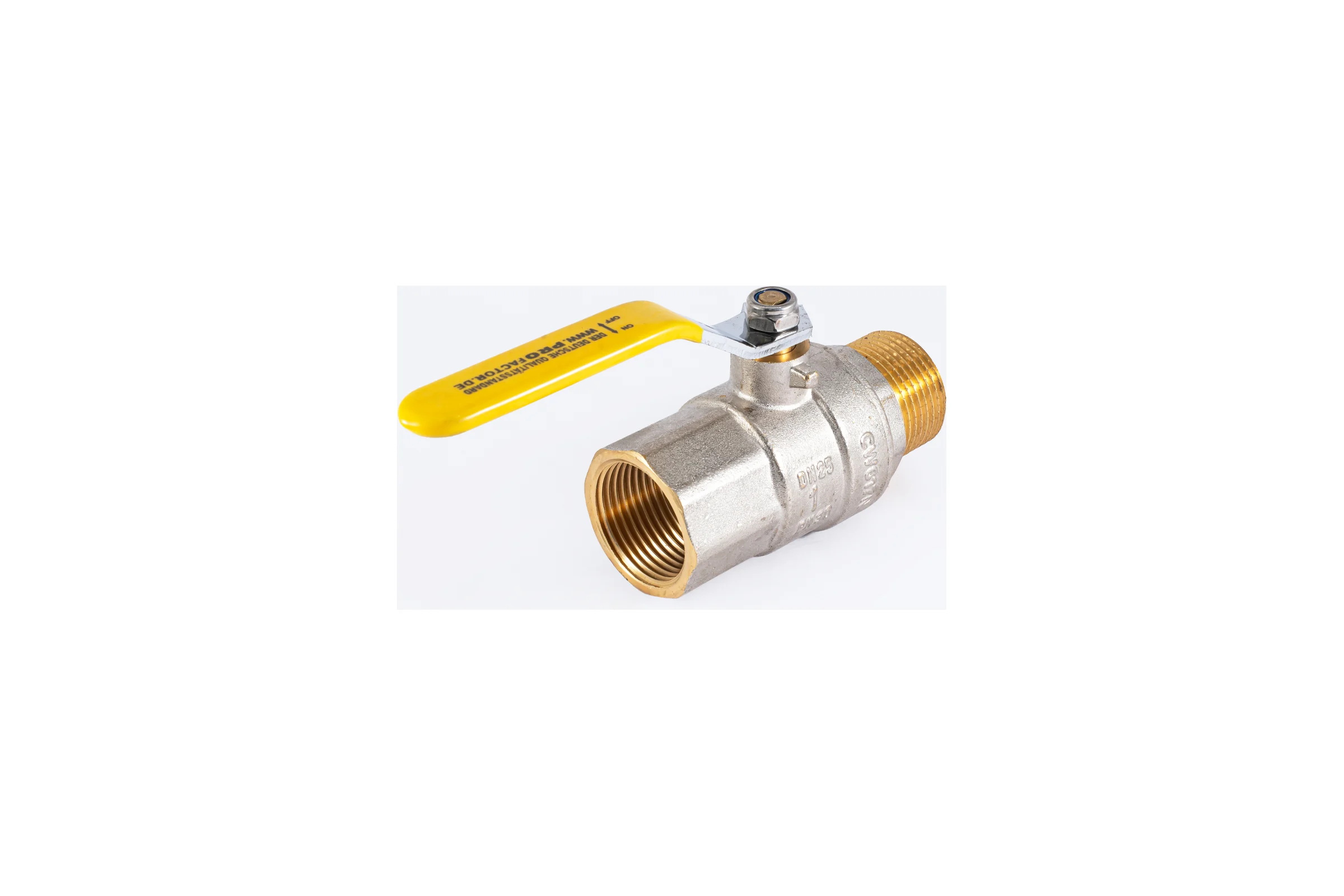 Шаровой кран для газа PROFACTOR PF GAS ручка рычаг, в/н 1 дюйм PF GBV 347