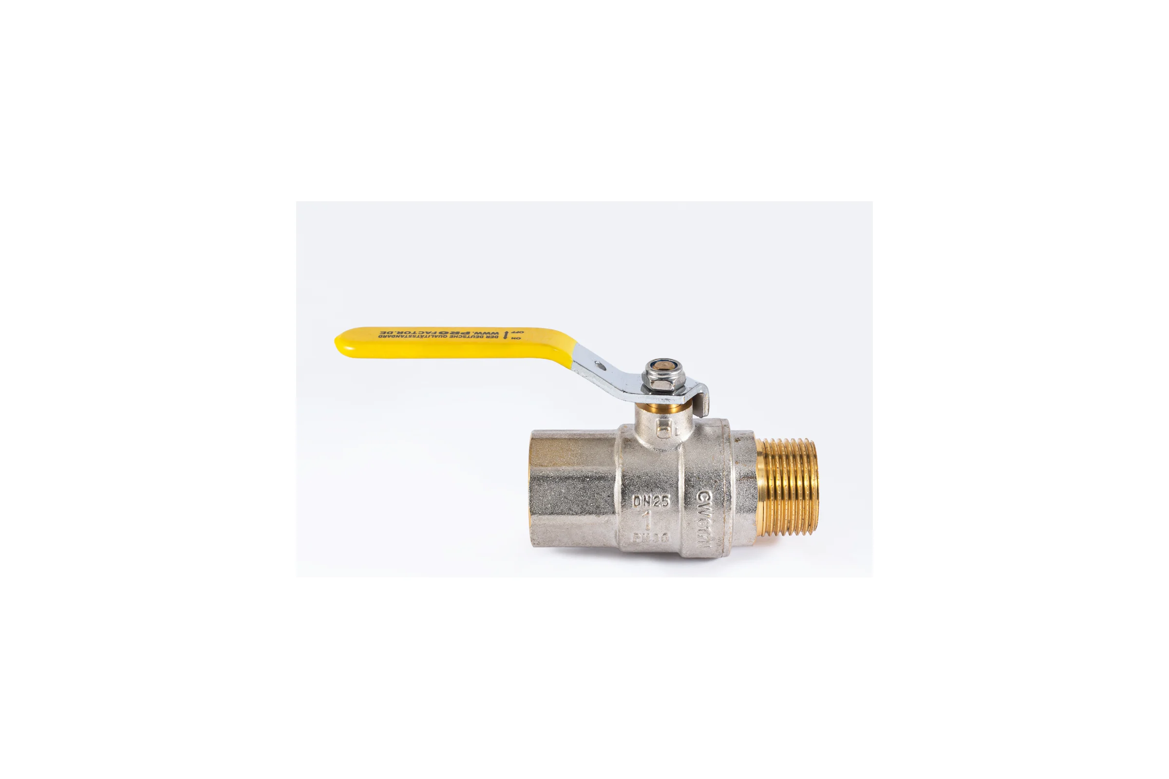 Шаровой кран для газа PROFACTOR PF GAS ручка рычаг, в/н 1 дюйм PF GBV 347