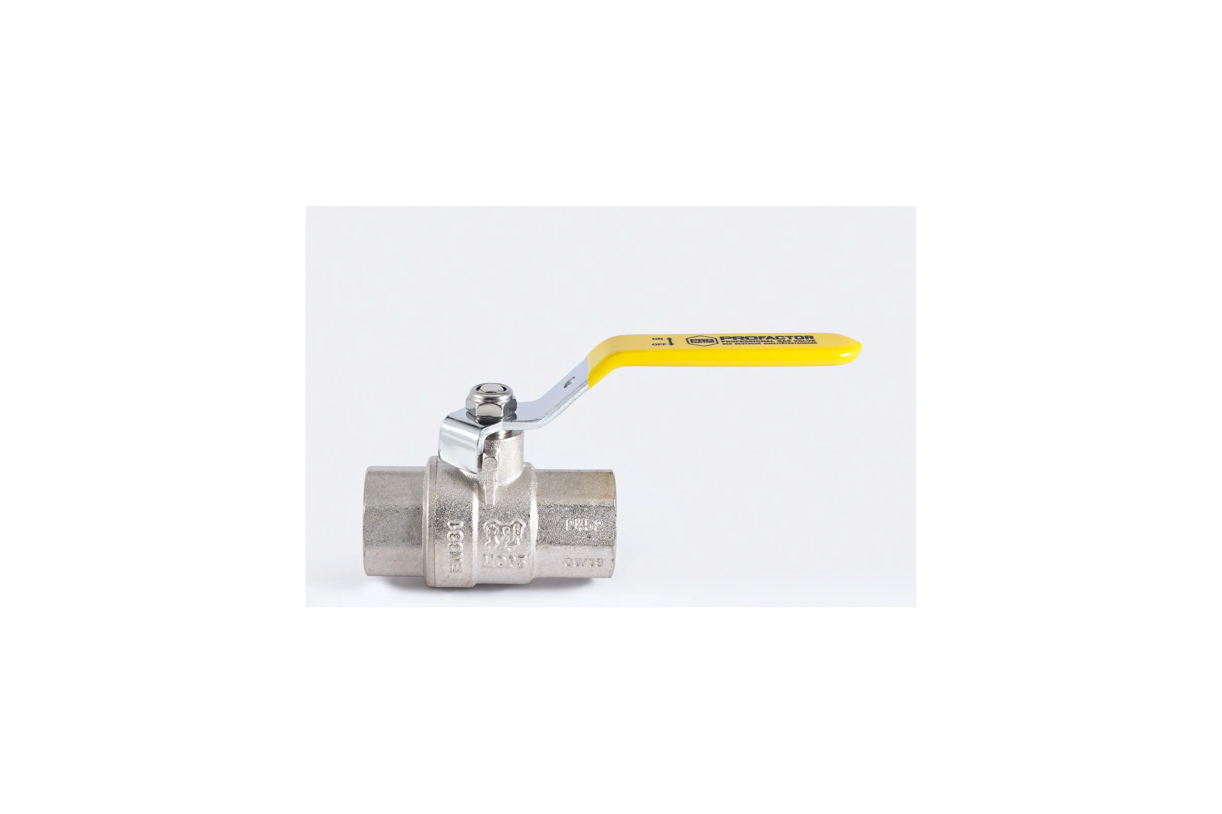 Шаровой кран для газа PROFACTOR PF GAS ручка рычаг, в/в 3/4 дюйма PF GBV 340