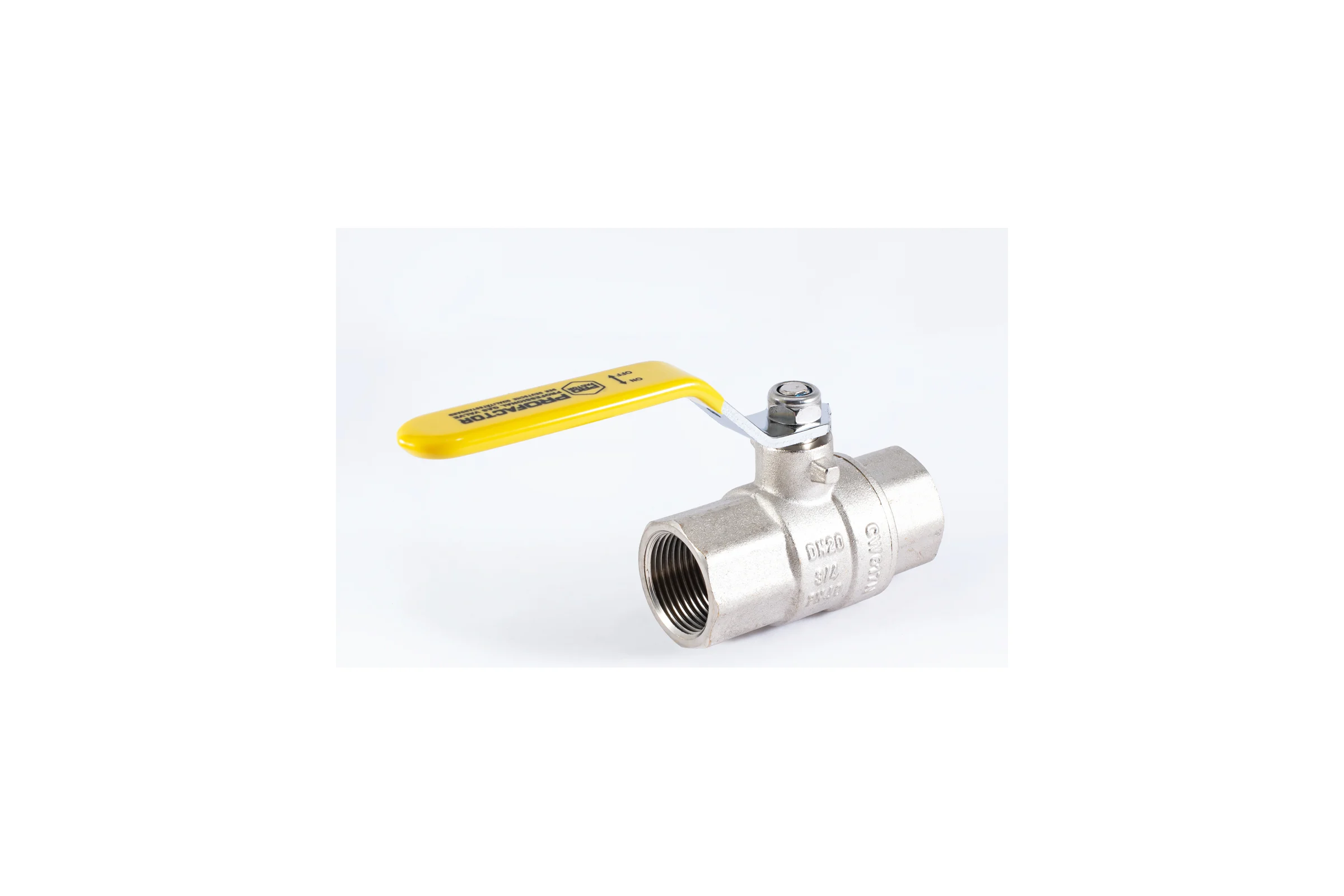 Шаровой кран для газа PROFACTOR PF GAS ручка рычаг, в/в 3/4 дюйма PF GBV 340