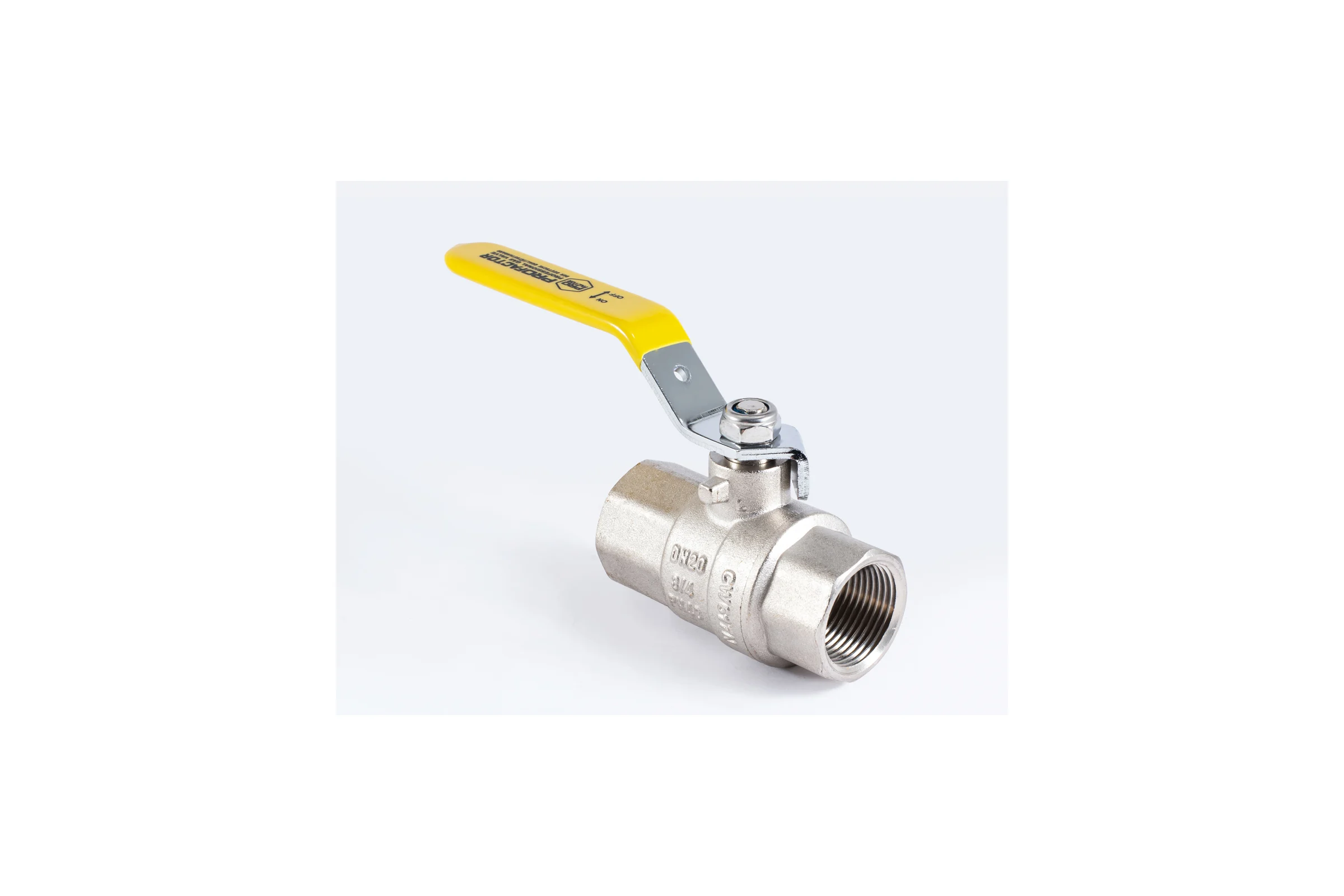 Шаровой кран для газа PROFACTOR PF GAS ручка рычаг, в/в 3/4 дюйма PF GBV 340