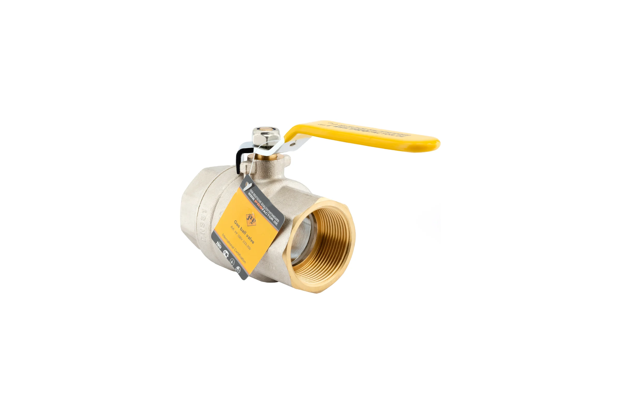 Шаровой кран для газа PROFACTOR PF GAS ручка рычаг, в/в 1 1/2 дюйма PF GBV 343