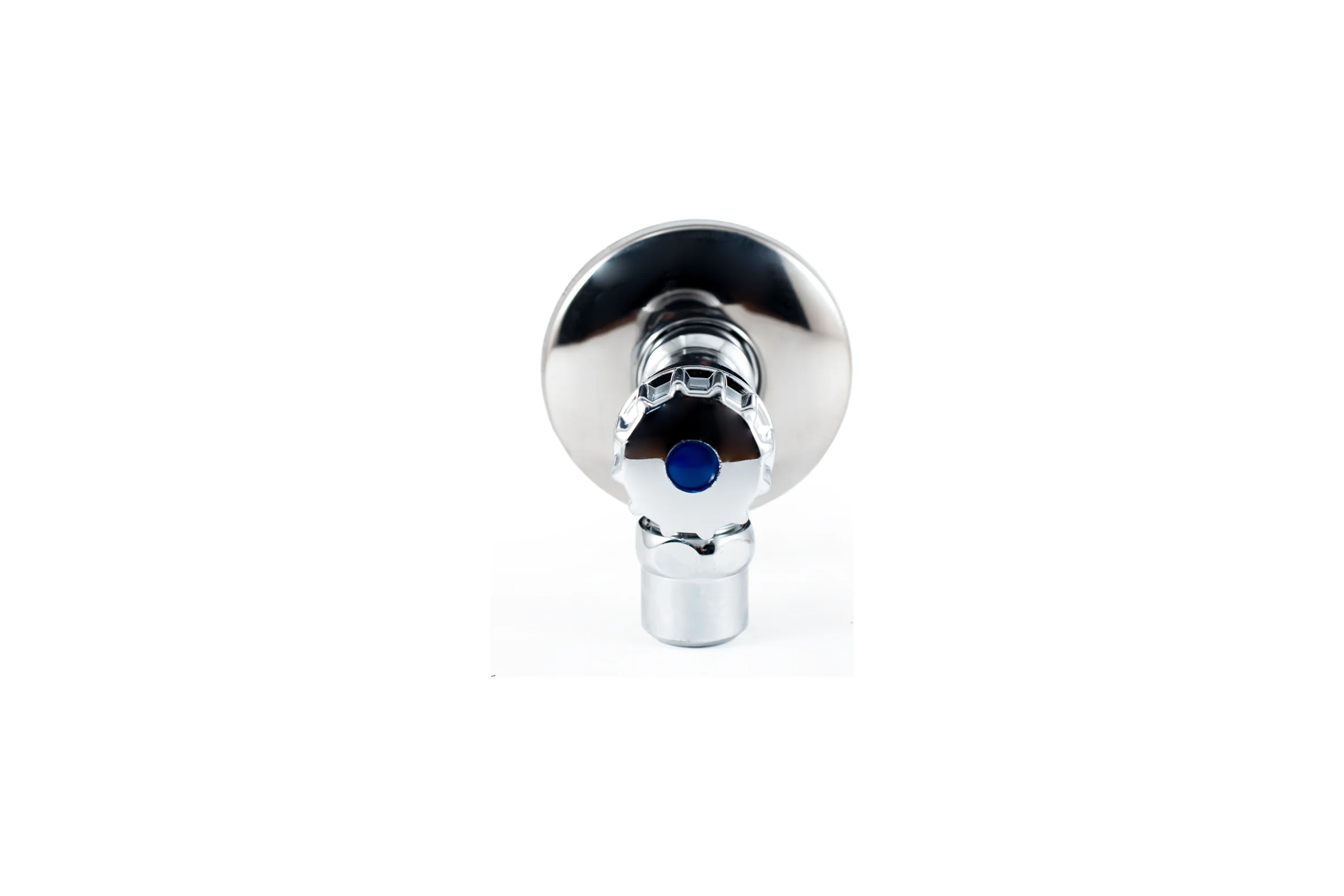 Угловой вентиль для бытовой техники PROFACTOR PF CHROME н/цанга 1/2 дюйма х 10мм PF BAV 362C
