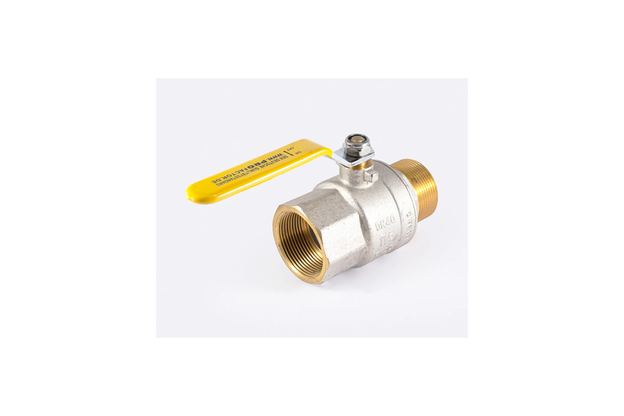 Шаровой кран для газа PROFACTOR PF GAS в/н рычаг 1 1/2 дюйма PF GBV 349