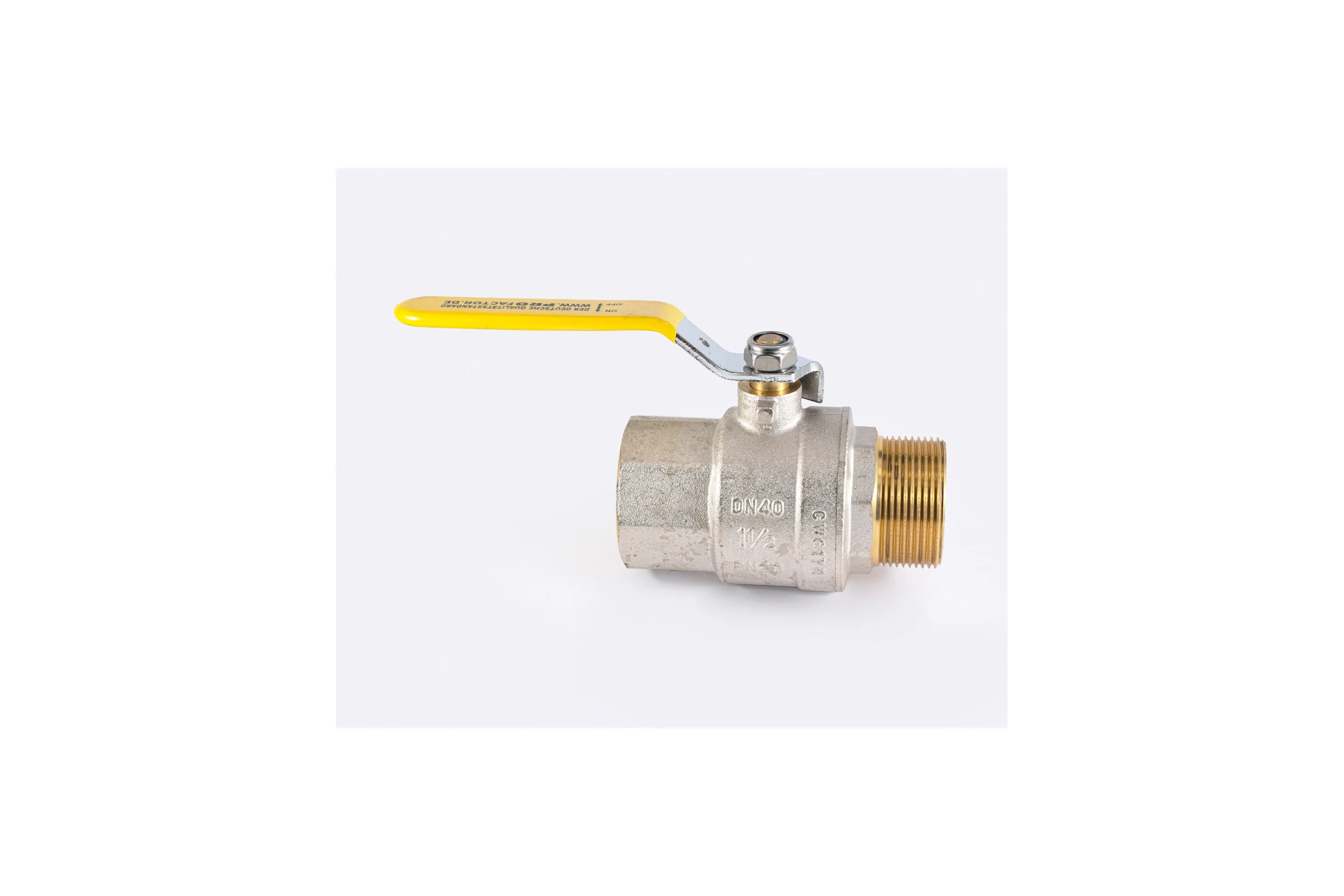 Шаровой кран для газа PROFACTOR PF GAS в/н рычаг 1 1/2 дюйма PF GBV 349