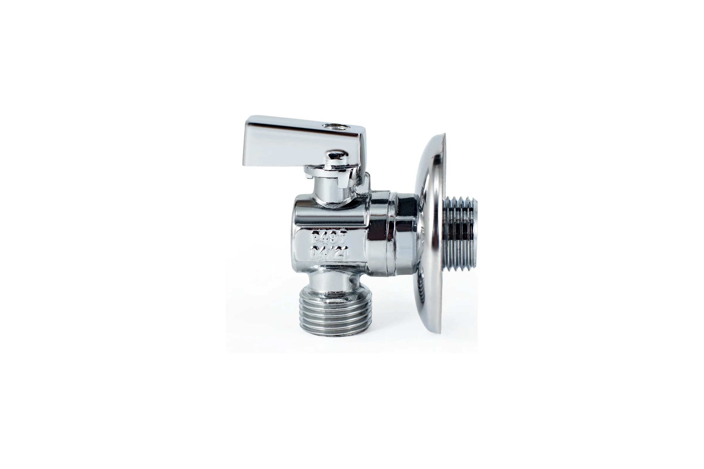 Угловой шаровой кран PROFACTOR PF CHROME ручка флажок, н/н 1/2 дюйма х 1/2 дюйма PF BAV 354