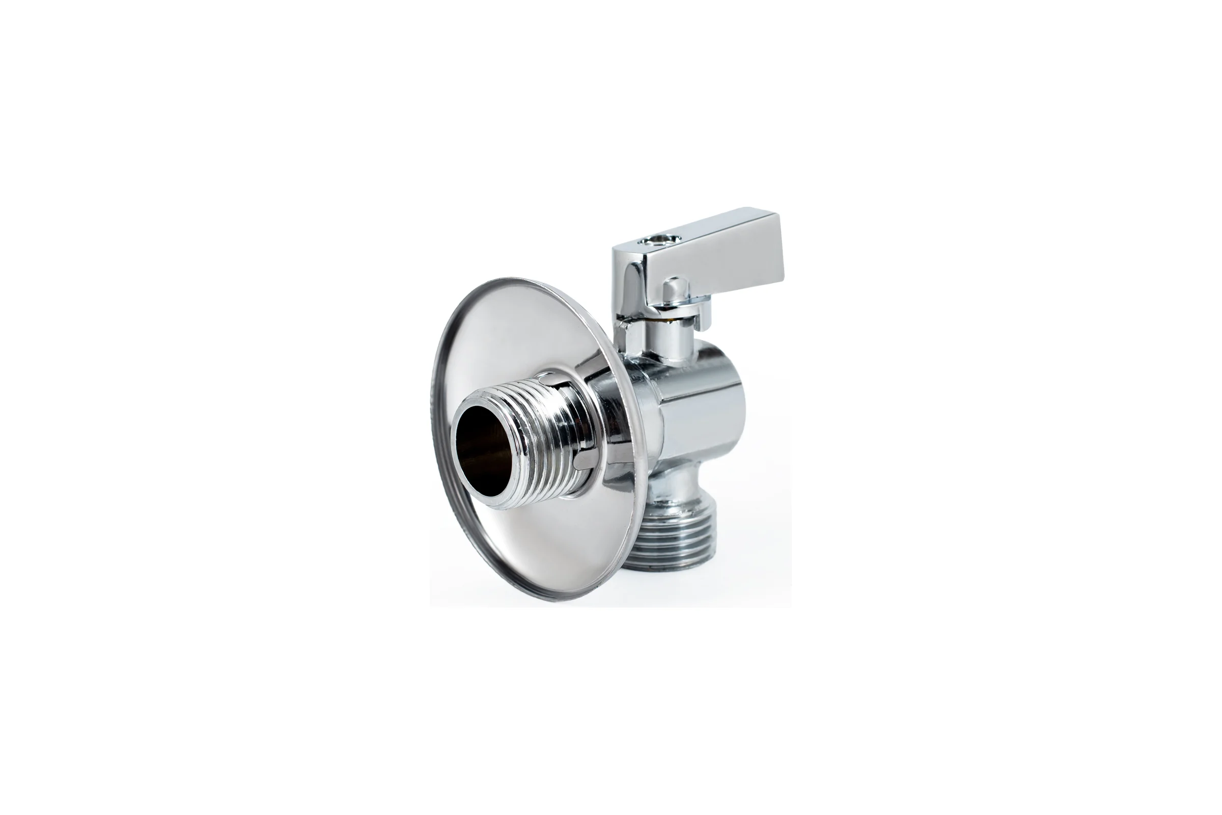 Угловой шаровой кран PROFACTOR PF CHROME ручка флажок, н/н 1/2 дюйма х 1/2 дюйма PF BAV 354