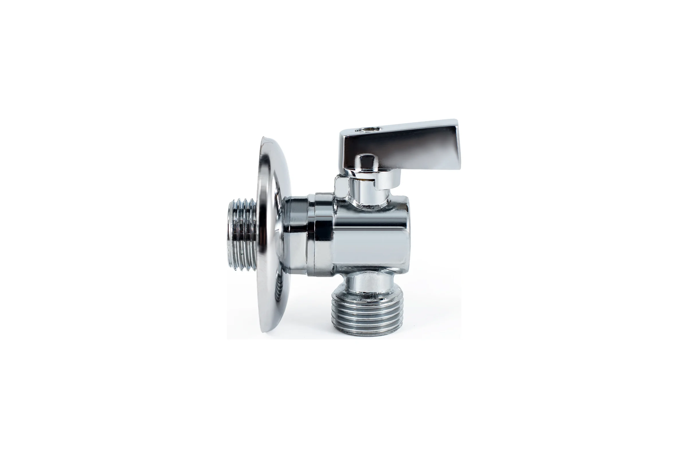 Угловой шаровой кран PROFACTOR PF CHROME ручка флажок, н/н 1/2 дюйма х 1/2 дюйма PF BAV 354
