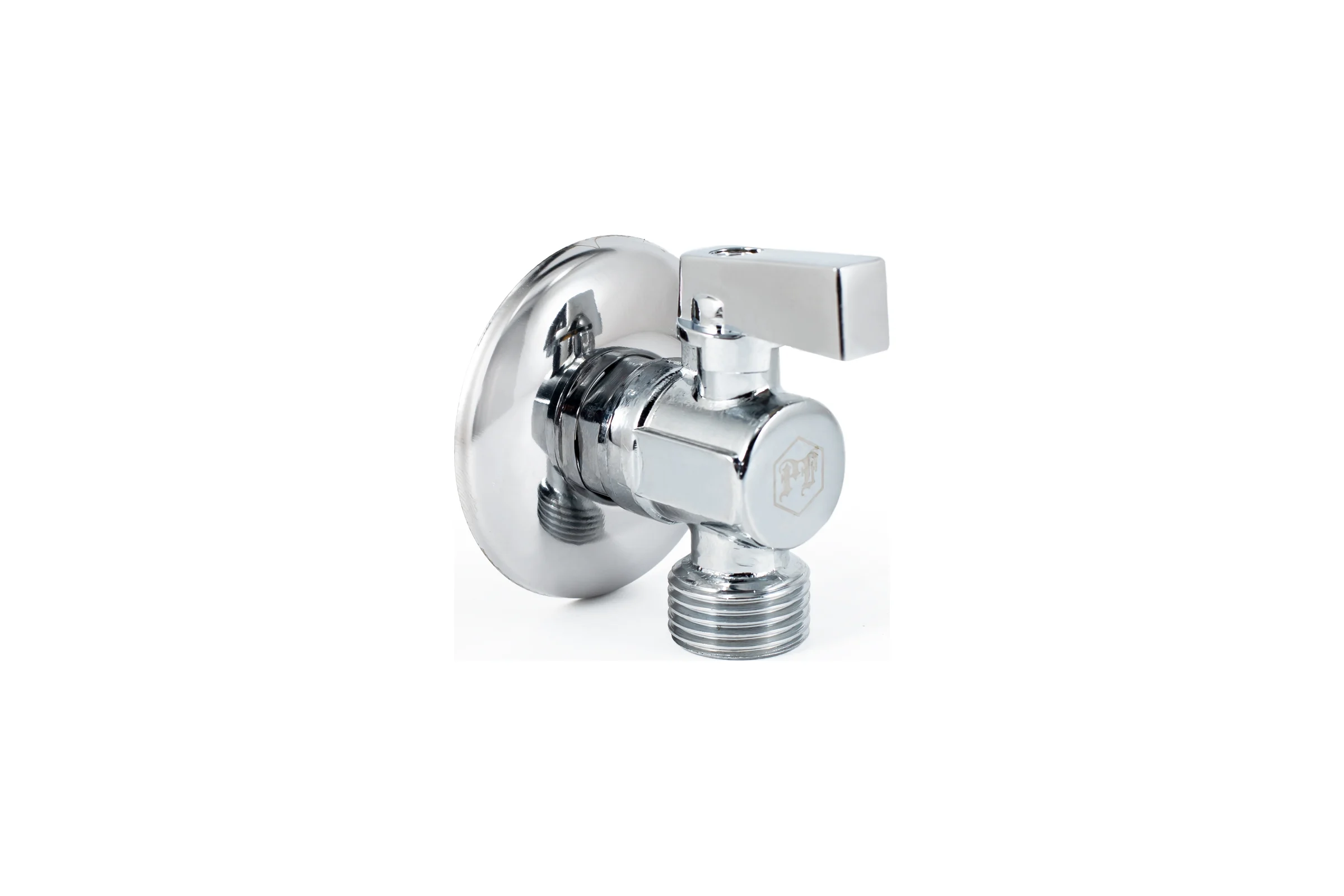 Угловой шаровой кран PROFACTOR PF CHROME ручка флажок, н/н 1/2 дюйма х 1/2 дюйма PF BAV 354