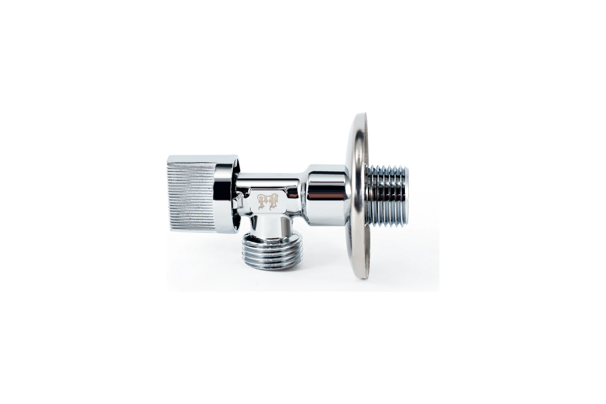 Угловой шаровой кран для бытовой техники PROFACTOR PF CHROME н/н 1/2 дюйма х 1/2 дюйма PF BAV 357