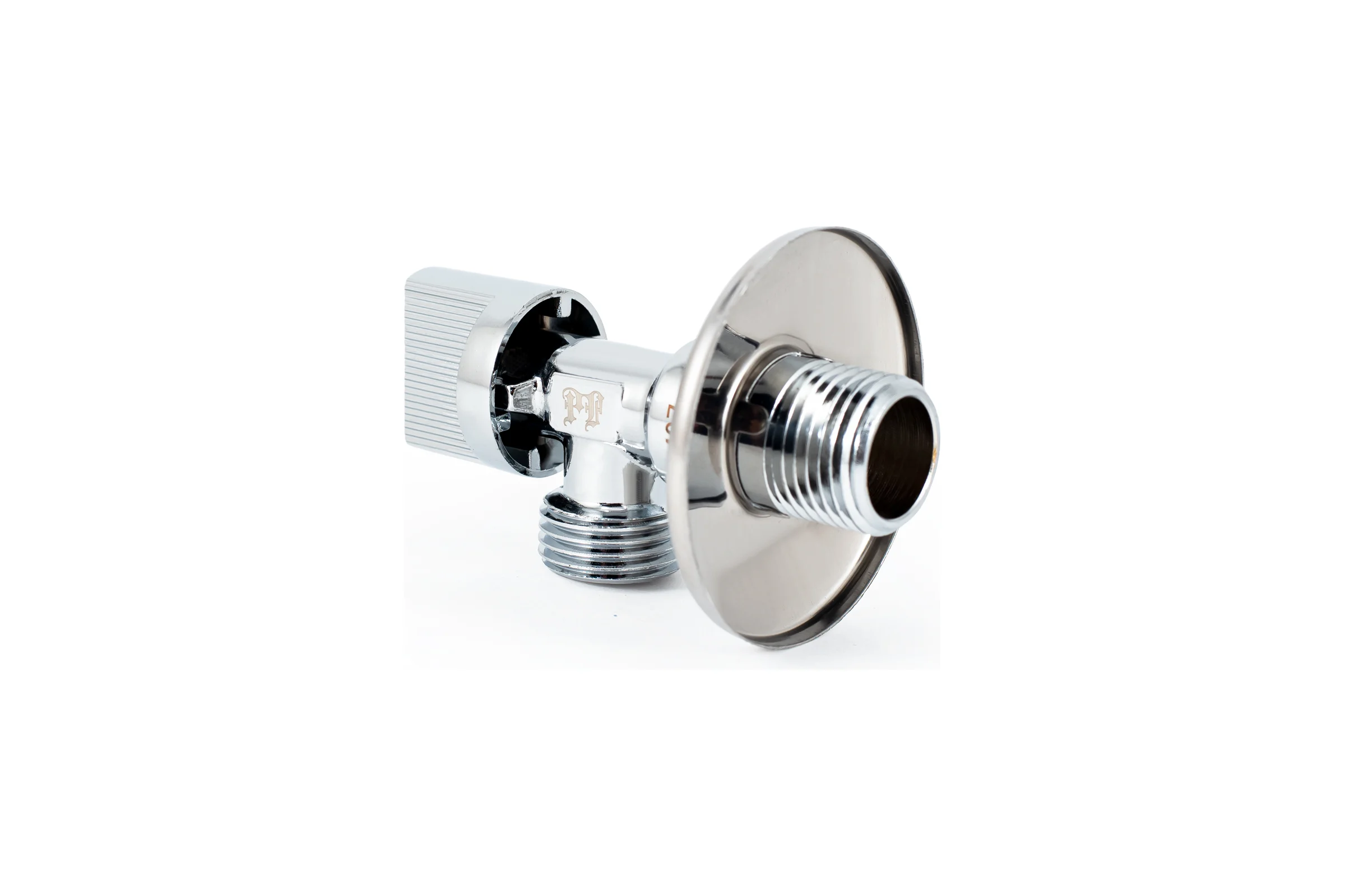 Угловой шаровой кран для бытовой техники PROFACTOR PF CHROME н/н 1/2 дюйма х 1/2 дюйма PF BAV 357