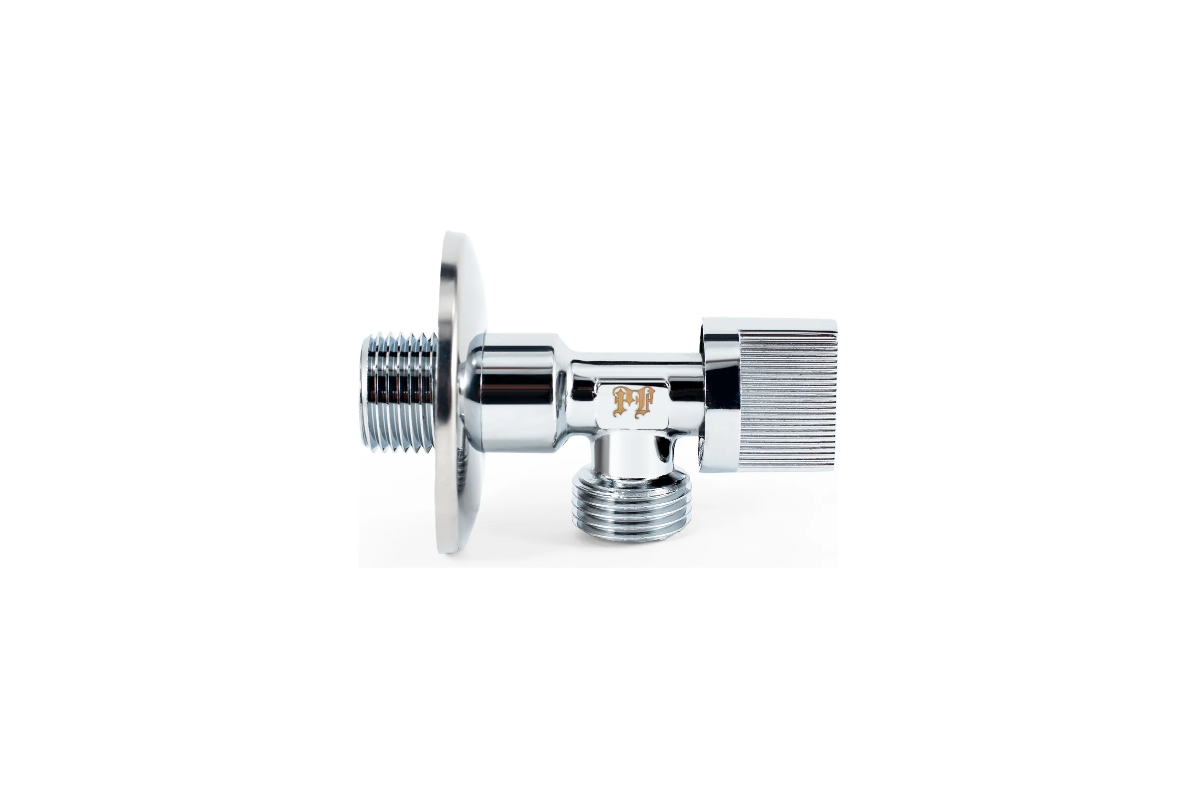 Угловой шаровой кран для бытовой техники PROFACTOR PF CHROME н/н 1/2 дюйма х 1/2 дюйма PF BAV 357