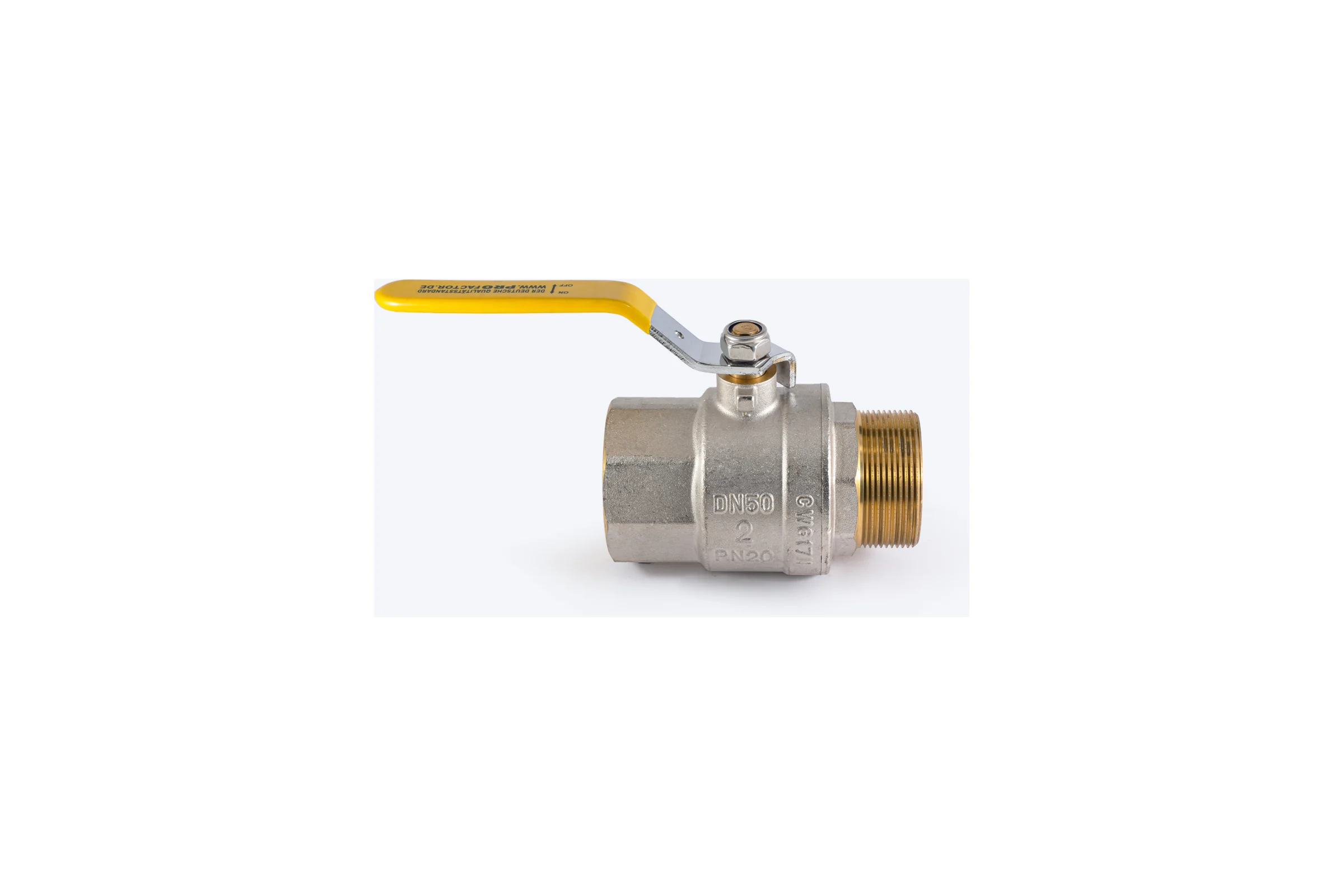 Шаровой кран для газа PROFACTOR PF GAS в/н рычаг 2 дюйма PF GBV 350