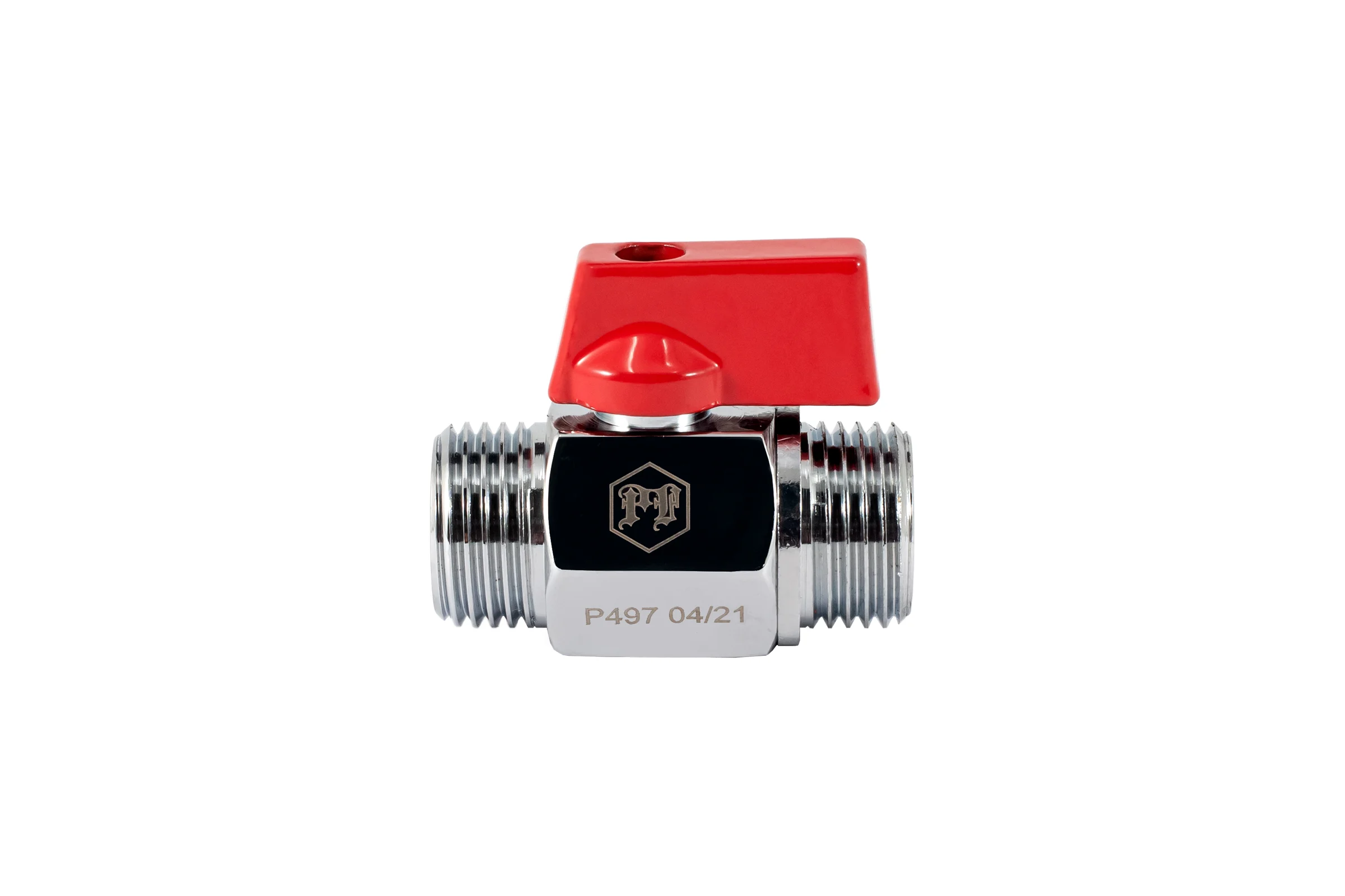 Шаровой кран PROFACTOR PF CHROME MINI для бытовой техники н/н 1/2 PF BMV 353