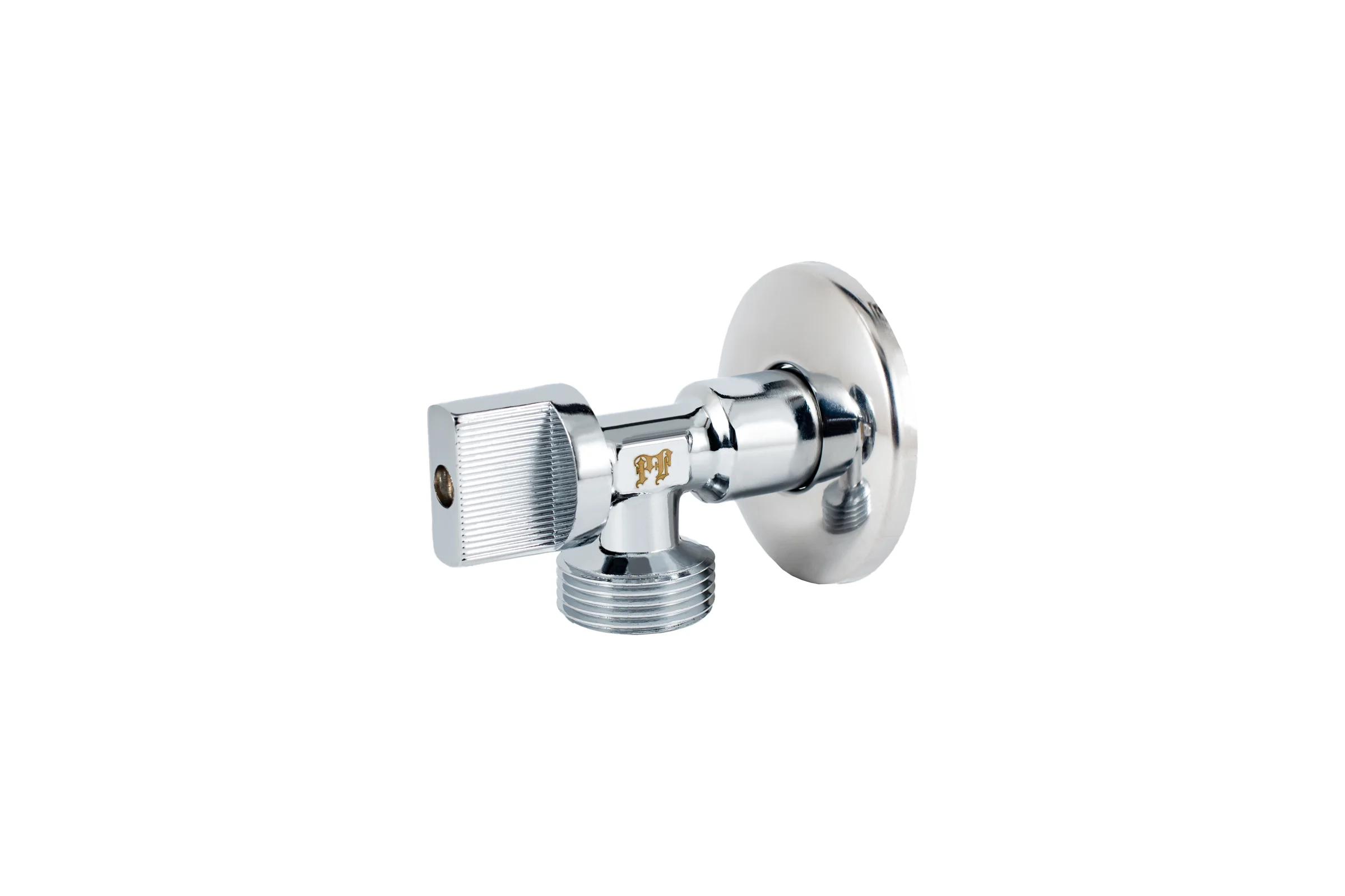Угловой шаровой кран для бытовой техники PROFACTOR PF CHROME н/н 1/2 дюйма х 3/4 дюйма PF BAV 358