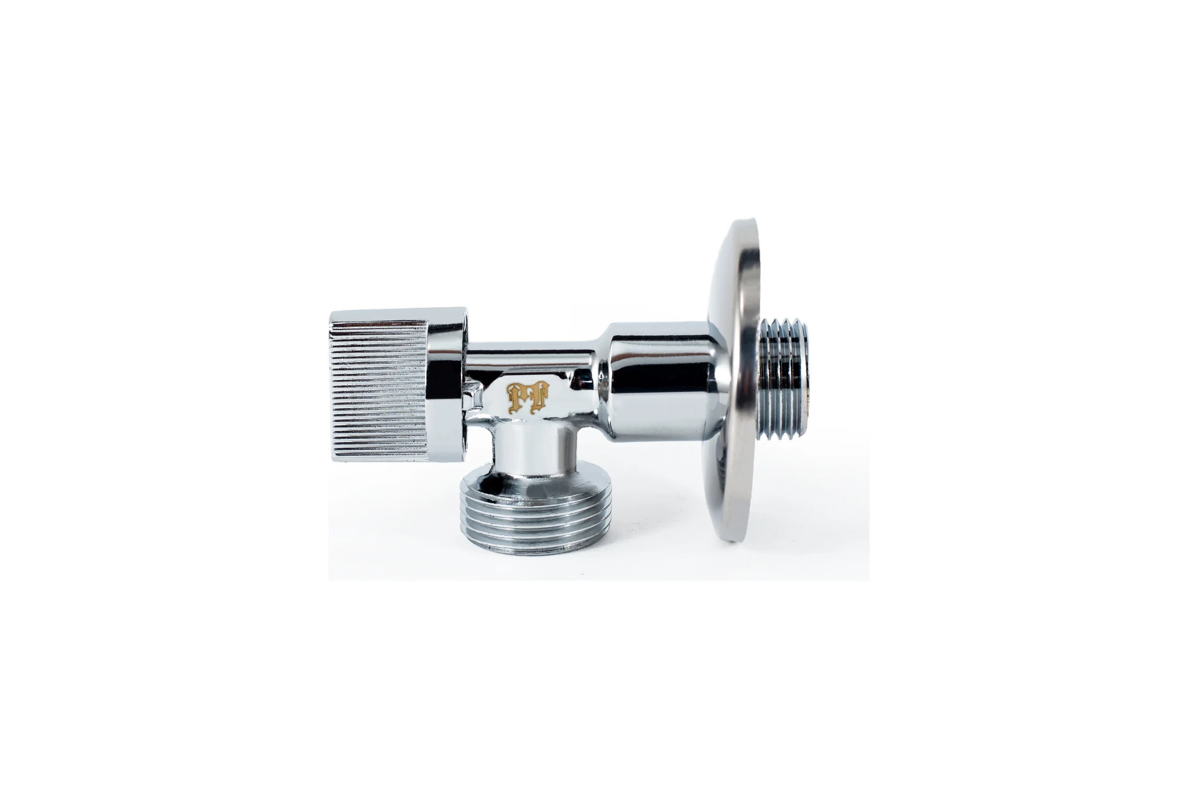 Угловой шаровой кран для бытовой техники PROFACTOR PF CHROME н/н 1/2 дюйма х 3/4 дюйма PF BAV 358