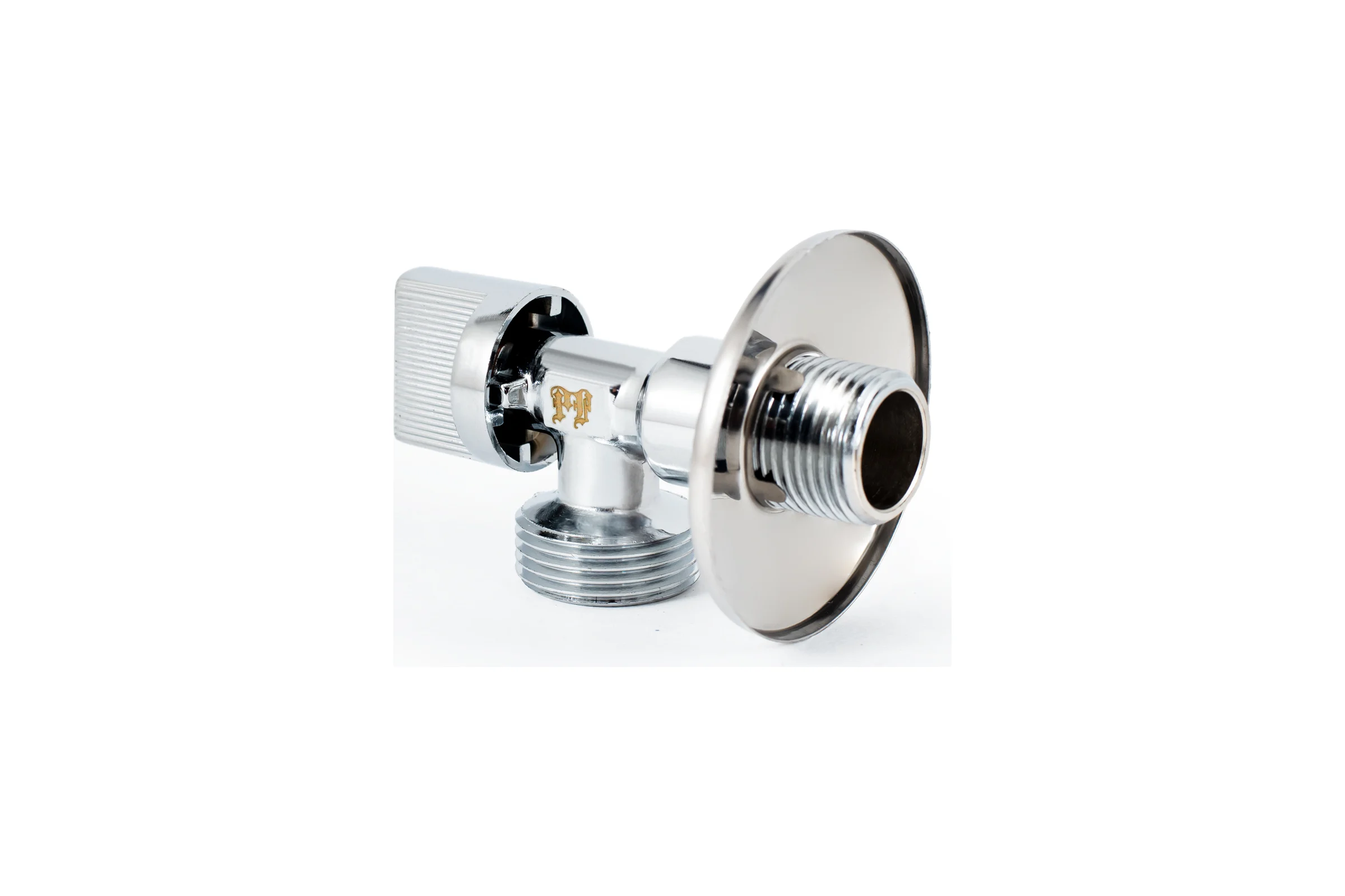 Угловой шаровой кран для бытовой техники PROFACTOR PF CHROME н/н 1/2 дюйма х 3/4 дюйма PF BAV 358
