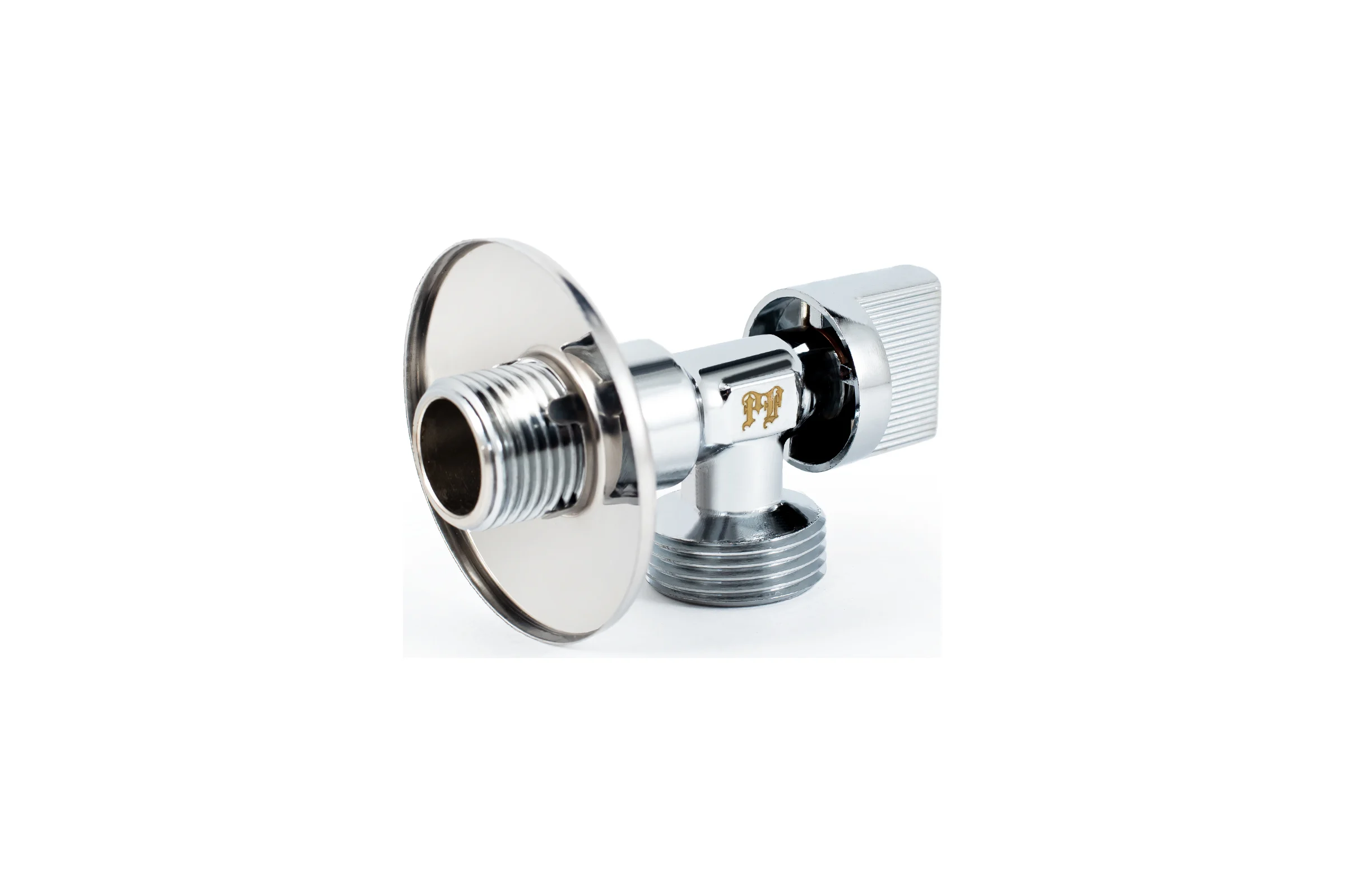 Угловой шаровой кран для бытовой техники PROFACTOR PF CHROME н/н 1/2 дюйма х 3/4 дюйма PF BAV 358