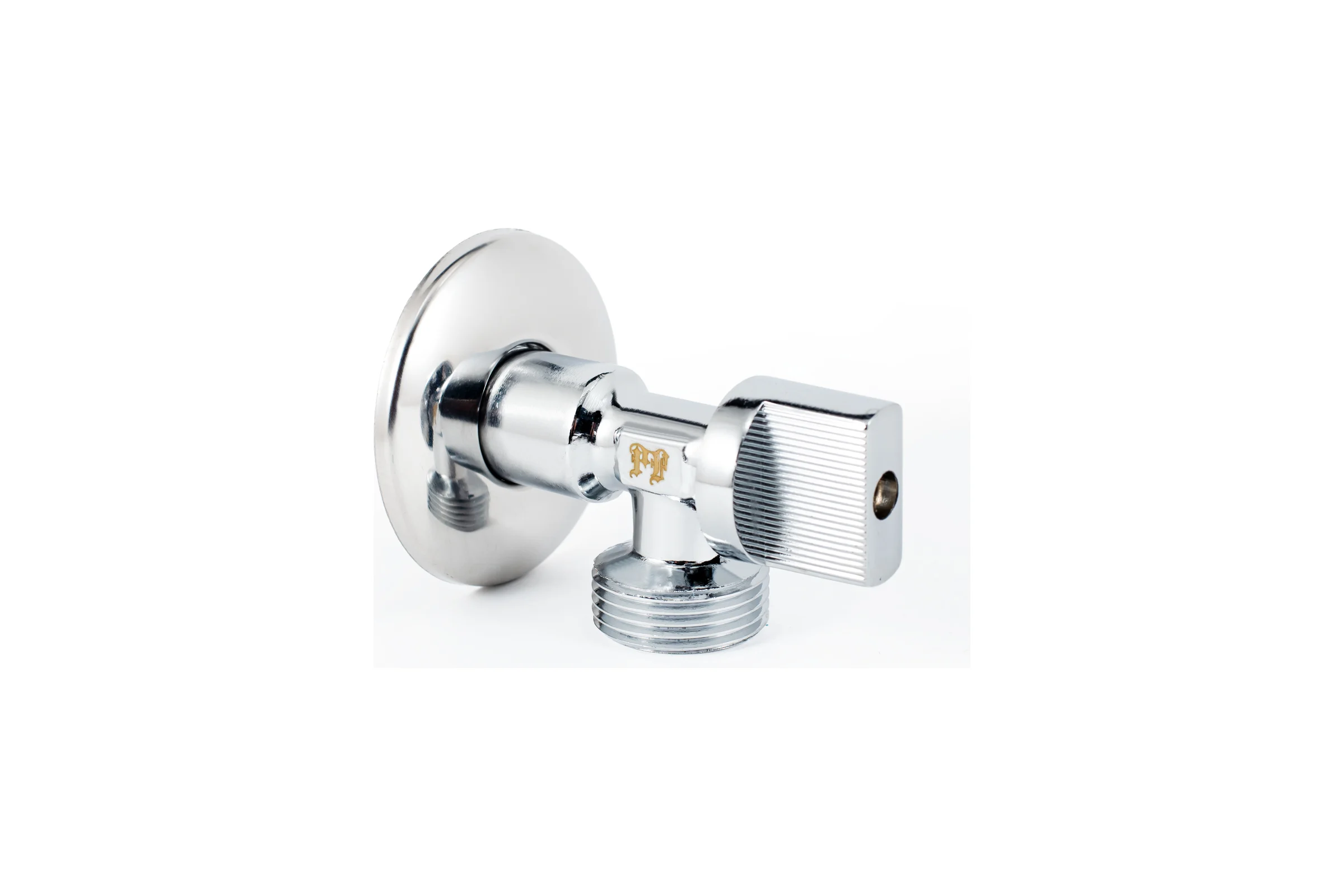 Угловой шаровой кран для бытовой техники PROFACTOR PF CHROME н/н 1/2 дюйма х 3/4 дюйма PF BAV 358