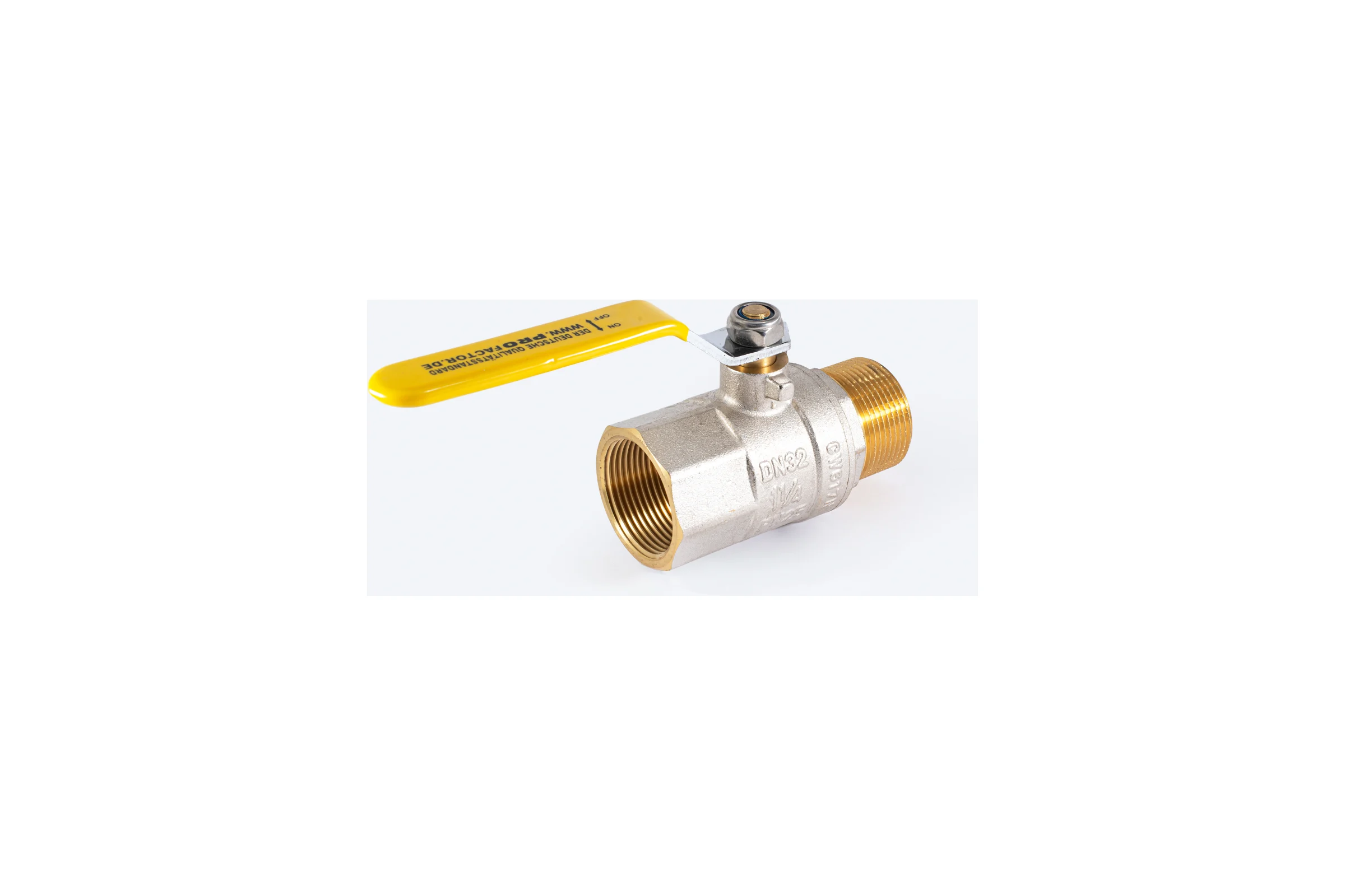 Шаровой кран для газа PROFACTOR PF GAS ручка рычаг, в/н 1 1/4 дюйма PF GBV 348