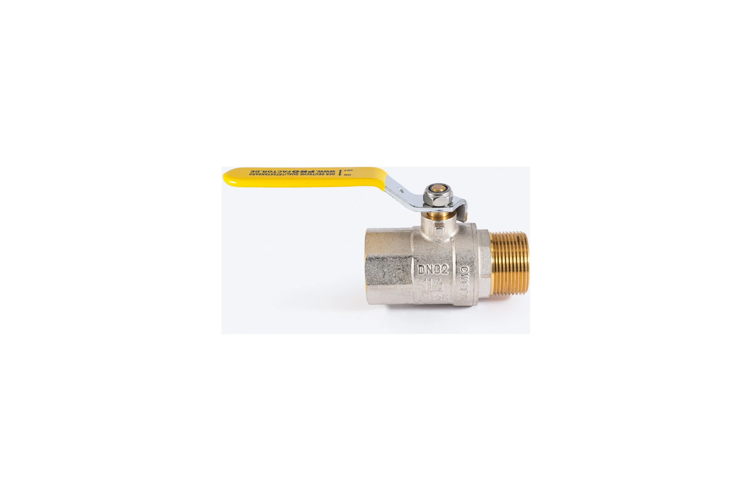Шаровой кран для газа PROFACTOR PF GAS ручка рычаг, в/н 1 1/4 дюйма PF GBV 348