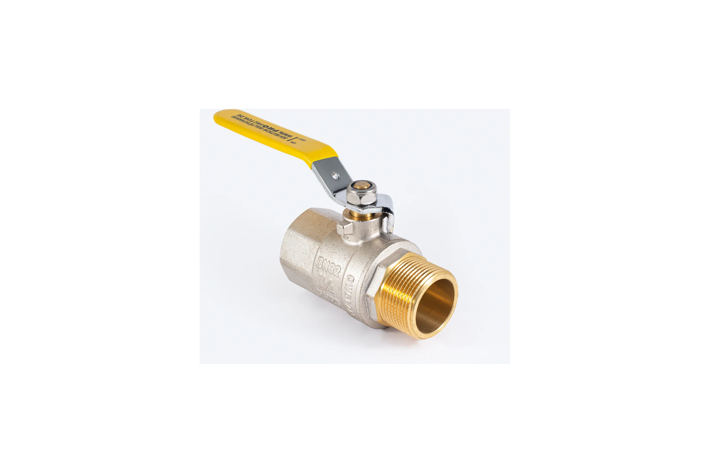 Шаровой кран для газа PROFACTOR PF GAS ручка рычаг, в/н 1 1/4 дюйма PF GBV 348