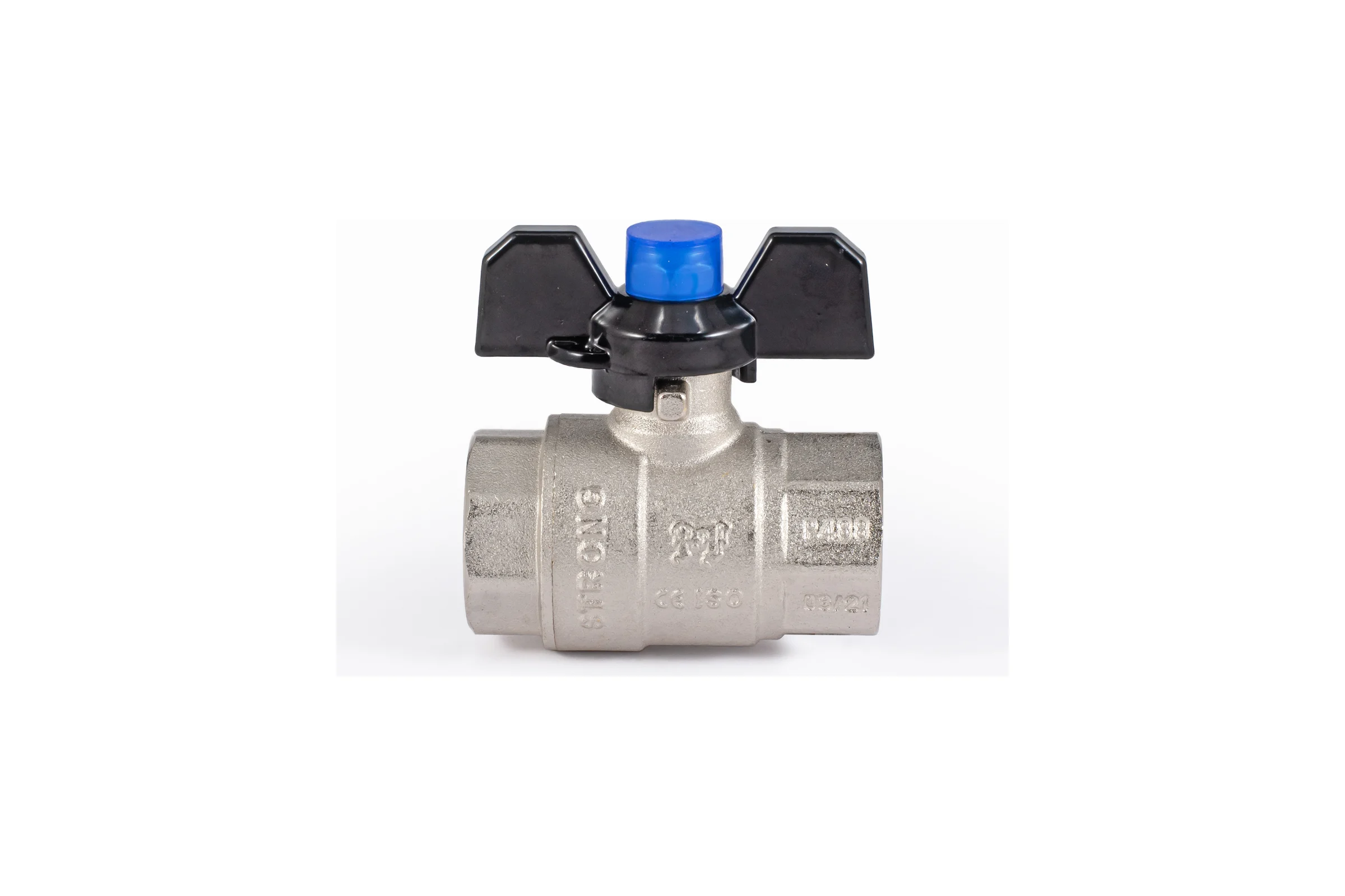 Шаровой кран PROFACTOR PF STRONG ручка бабочка, в/в 3/4 дюйма PF FBV 283