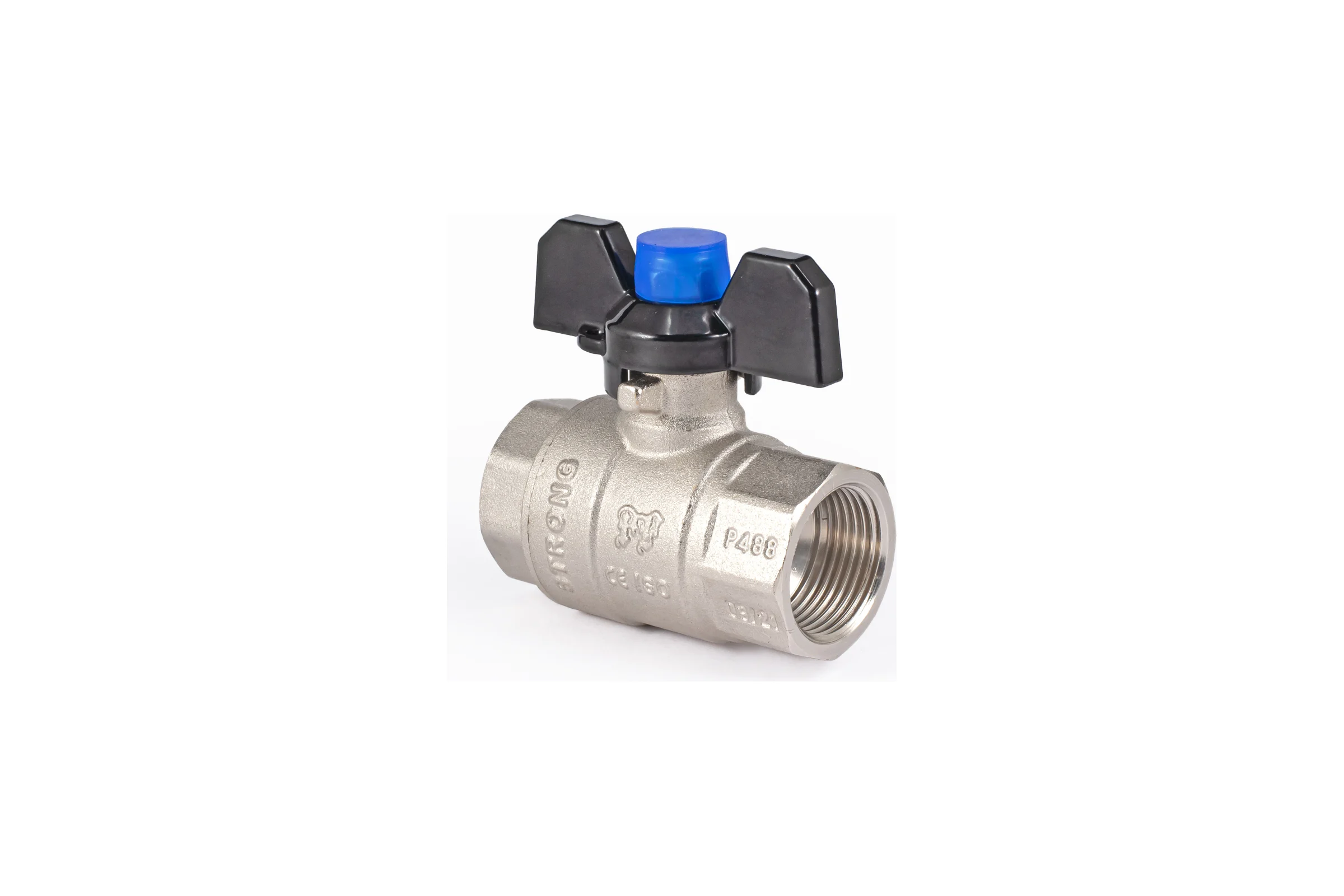 Шаровой кран PROFACTOR PF STRONG ручка бабочка, в/в 3/4 дюйма PF FBV 283