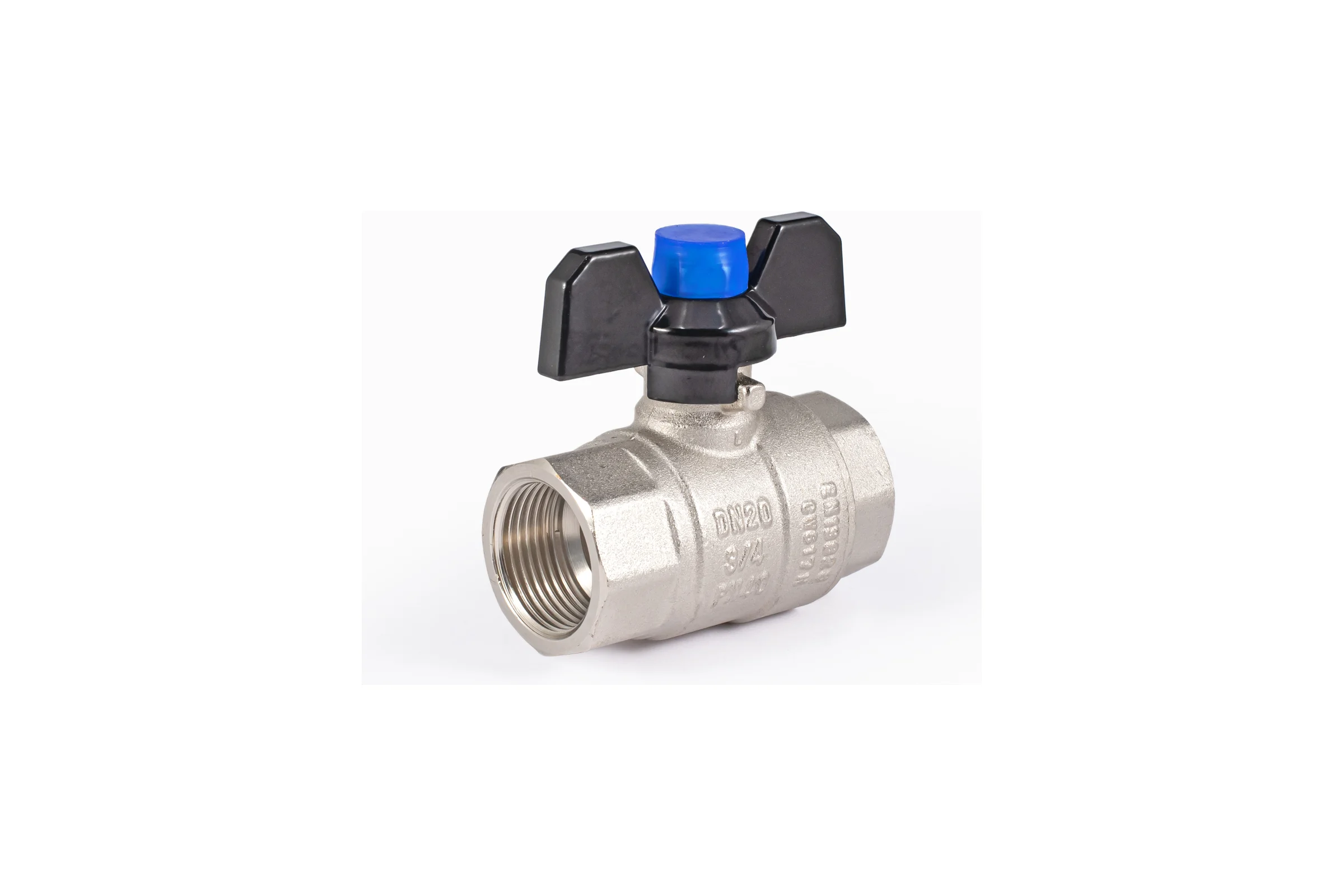 Шаровой кран PROFACTOR PF STRONG ручка бабочка, в/в 3/4 дюйма PF FBV 283