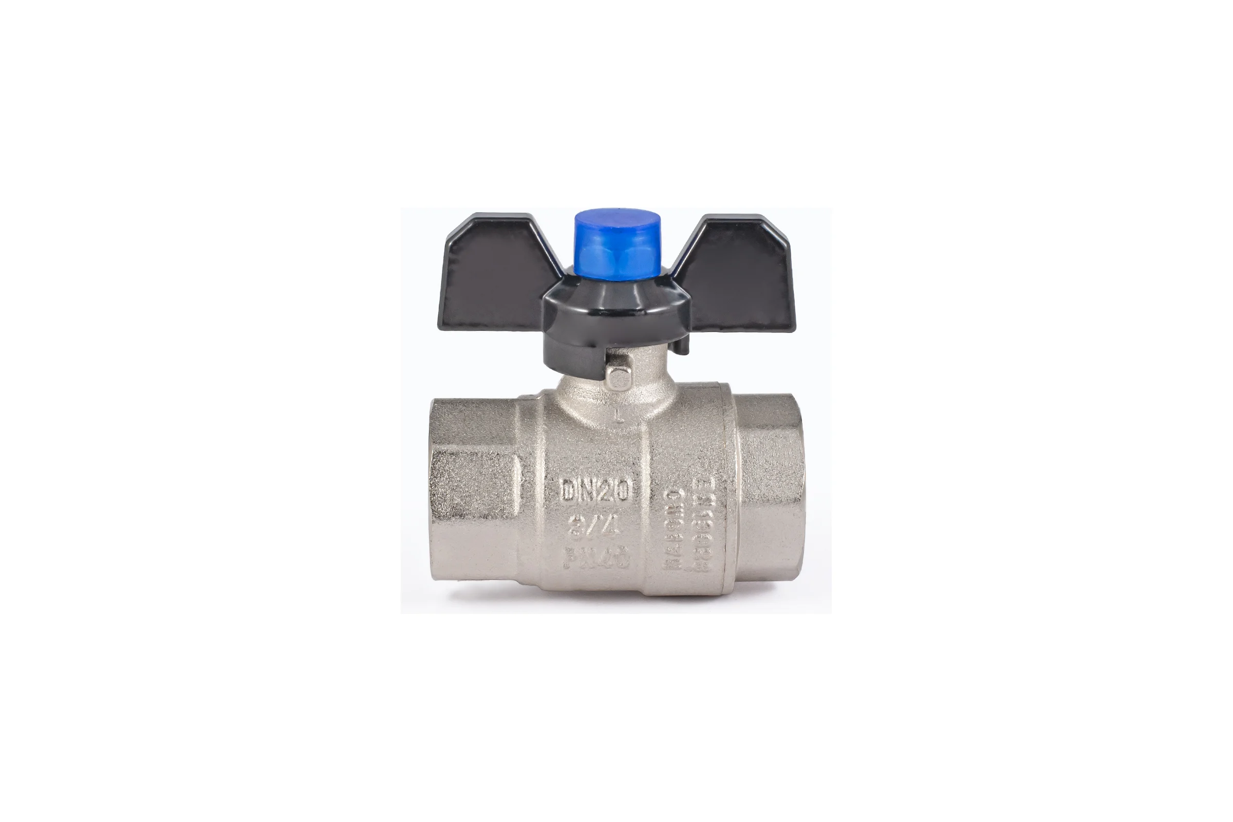 Шаровой кран PROFACTOR PF STRONG ручка бабочка, в/в 3/4 дюйма PF FBV 283