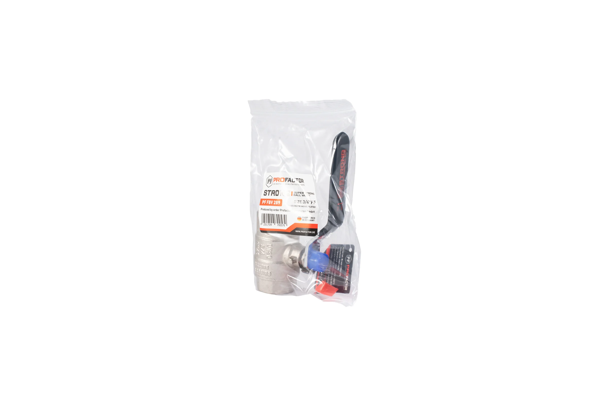 Шаровой кран PROFACTOR PF STRONG ручка рычаг, в/в 3/4 дюйма PF FBV 289
