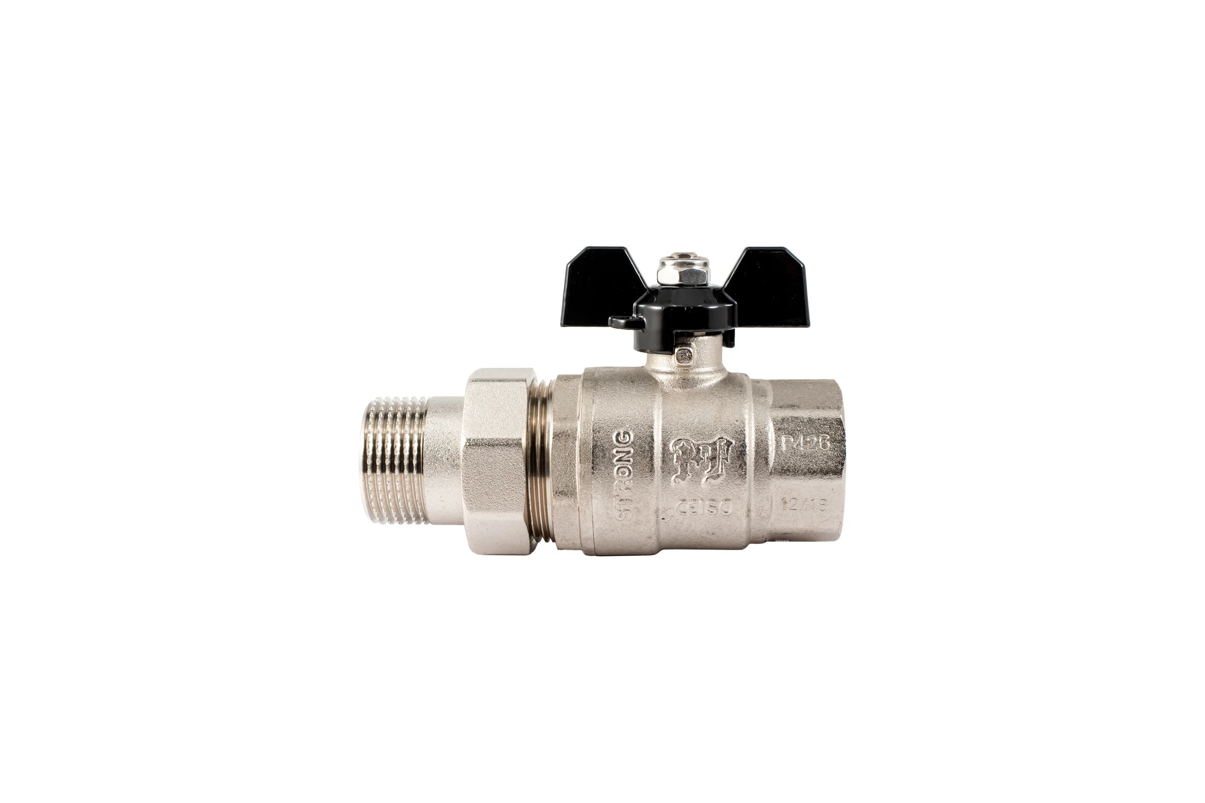 Шаровой кран PROFACTOR с полусгоном PF STRONG ручка бабочка  в/н 1 дюйм PF UBV 280