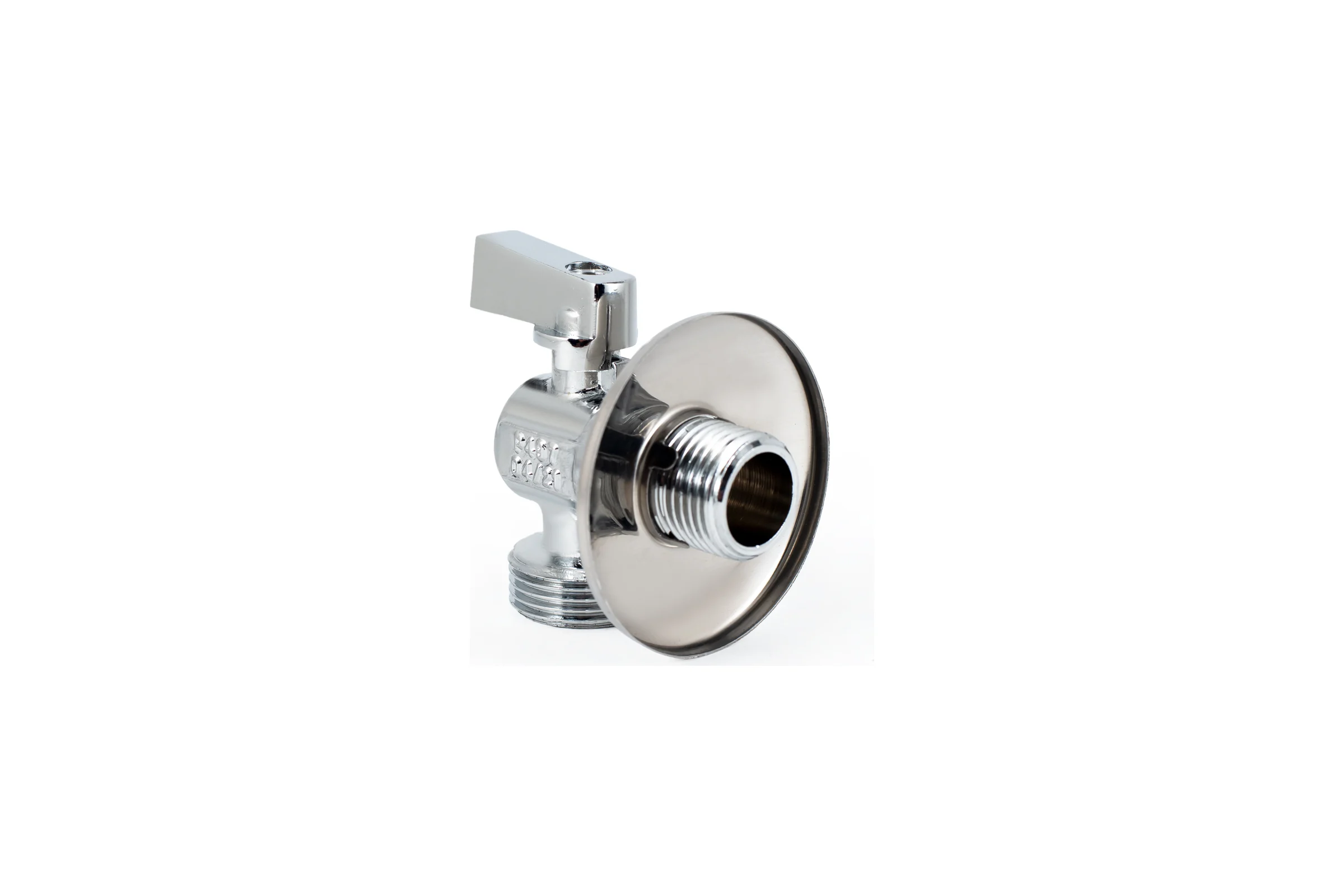 Угловой шаровой кран PROFACTOR PF CHROME ручка флажок, н/н 1/2 дюйма х 3/4 дюйма PF BAV 355