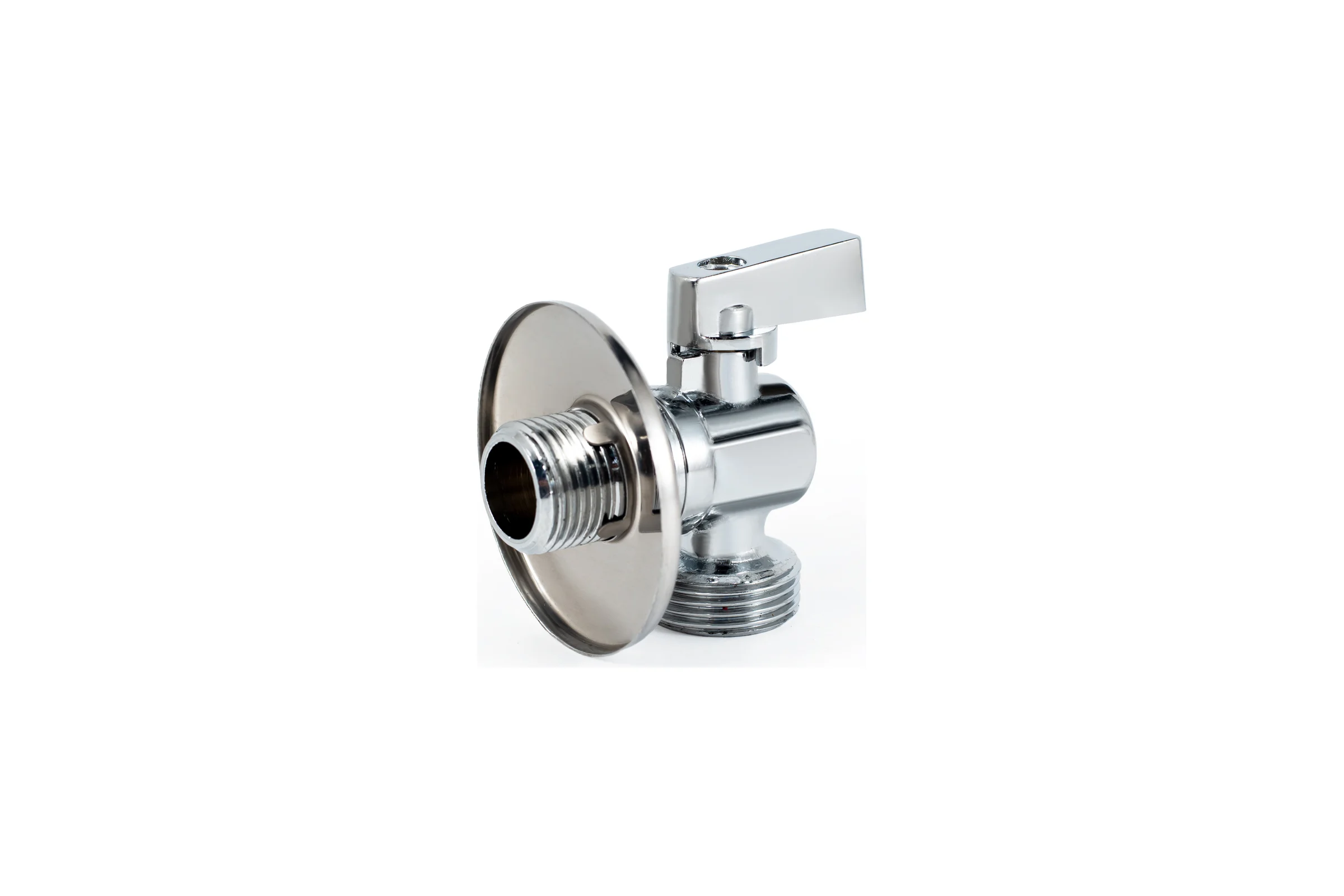 Угловой шаровой кран PROFACTOR PF CHROME ручка флажок, н/н 1/2 дюйма х 3/4 дюйма PF BAV 355