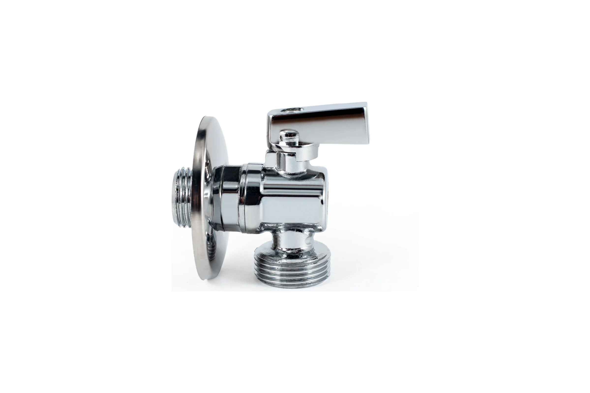 Угловой шаровой кран PROFACTOR PF CHROME ручка флажок, н/н 1/2 дюйма х 3/4 дюйма PF BAV 355