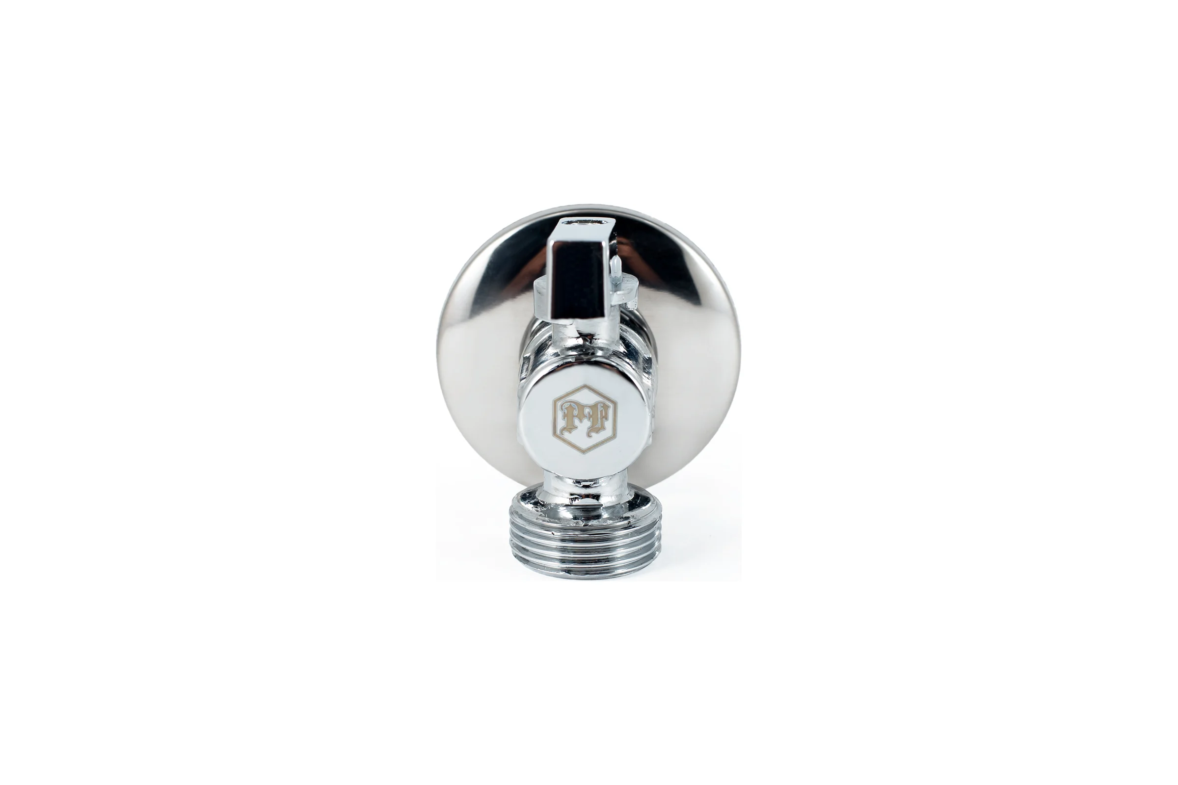 Угловой шаровой кран PROFACTOR PF CHROME ручка флажок, н/н 1/2 дюйма х 3/4 дюйма PF BAV 355