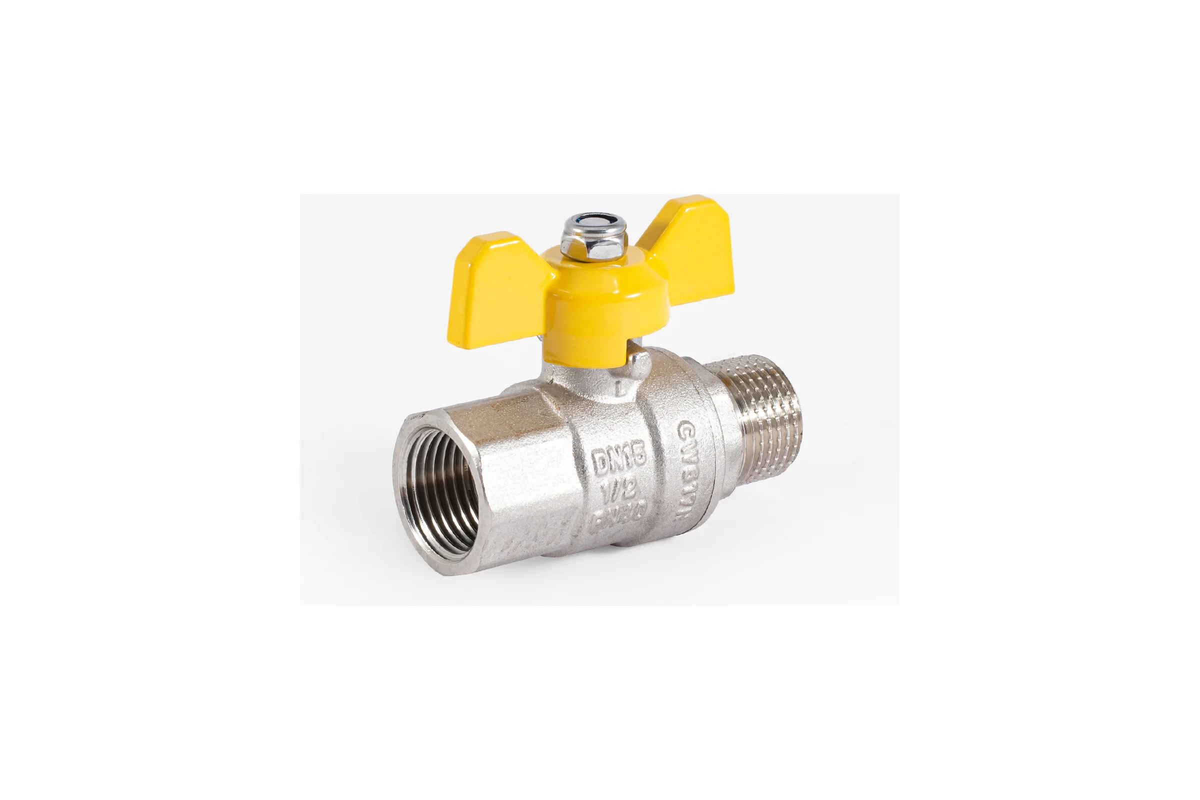 Шаровой кран для газа PROFACTOR PF GAS ручка бабочка, в/н 1/2 дюйма PF GBV 336