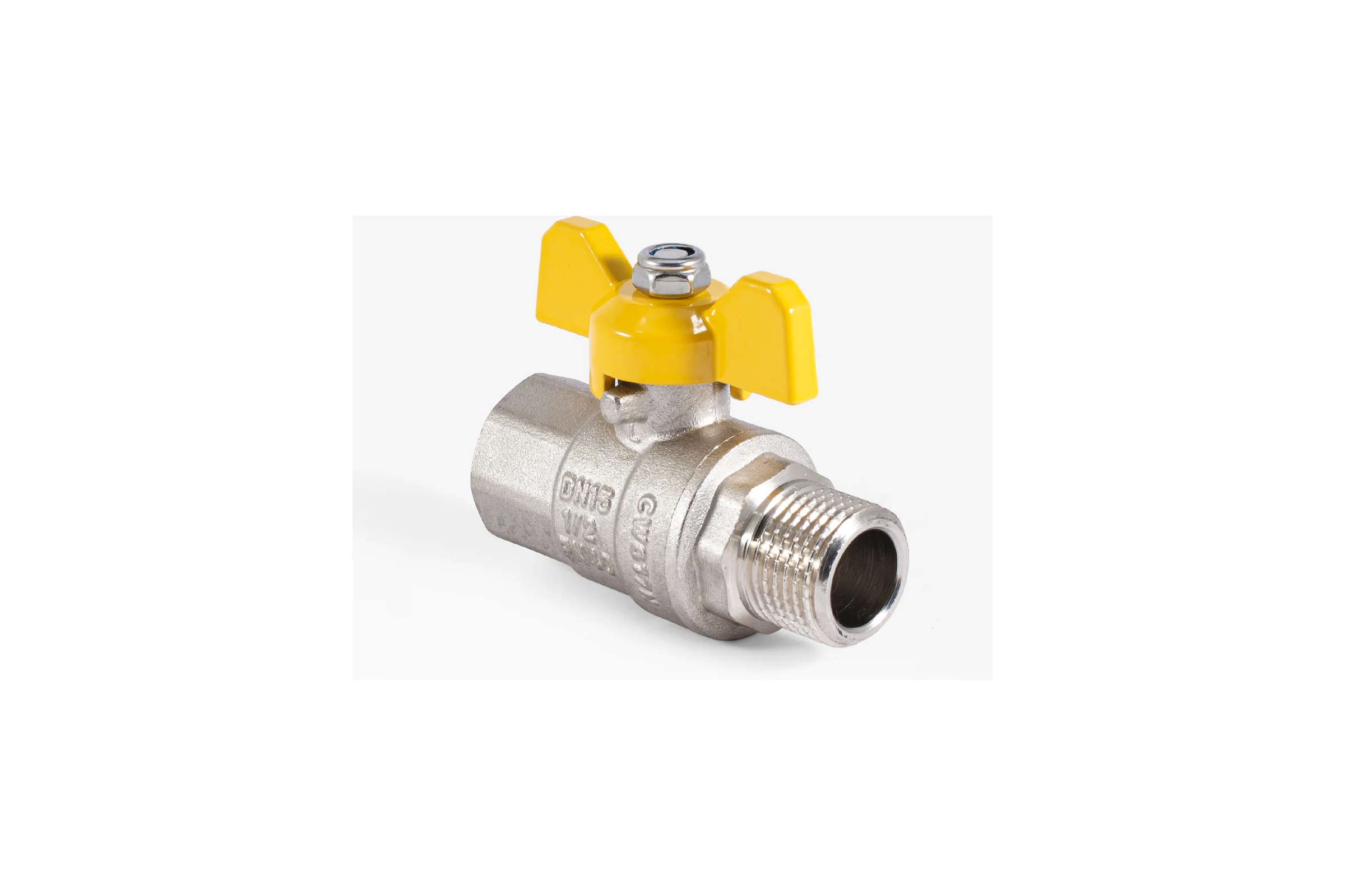 Шаровой кран для газа PROFACTOR PF GAS ручка бабочка, в/н 1/2 дюйма PF GBV 336